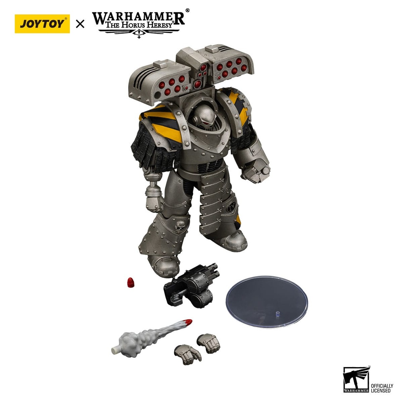 Warhammer The Horus Heresy actiefiguur 1/18 Iron Warriors Tyrant Siege Master Terminator met raketwerper 14 cm