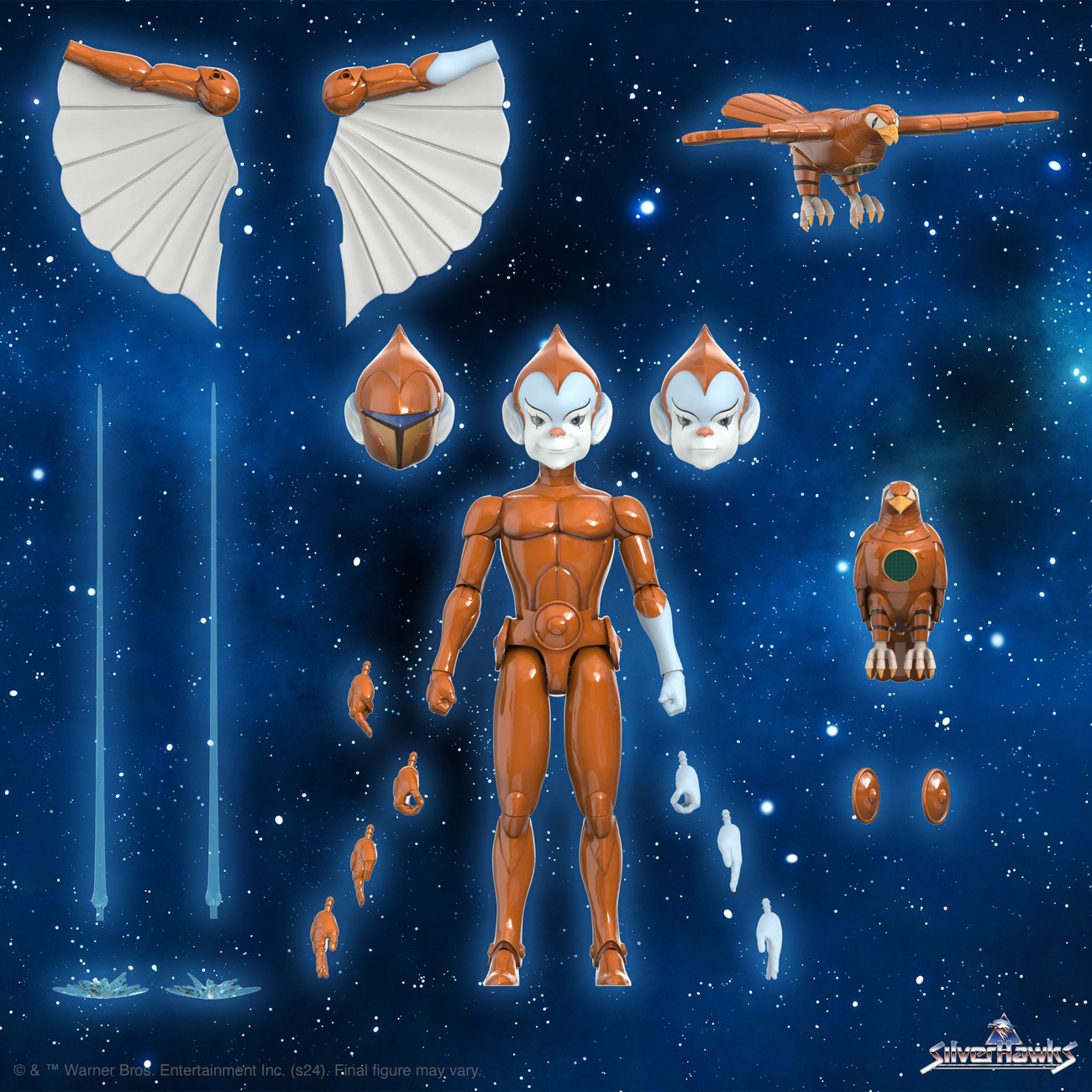 SilverHawks Ultimates action figure Wave 2 Copper Kidd (accurata al cartone animato) 18 cm