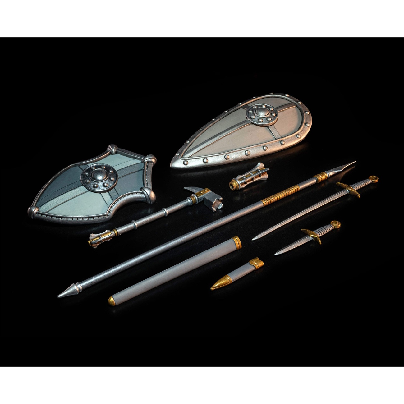 Mythic Legions: Necronominus Zubehör-Set für Actionfiguren Knights of Earthyron Weapons Pack