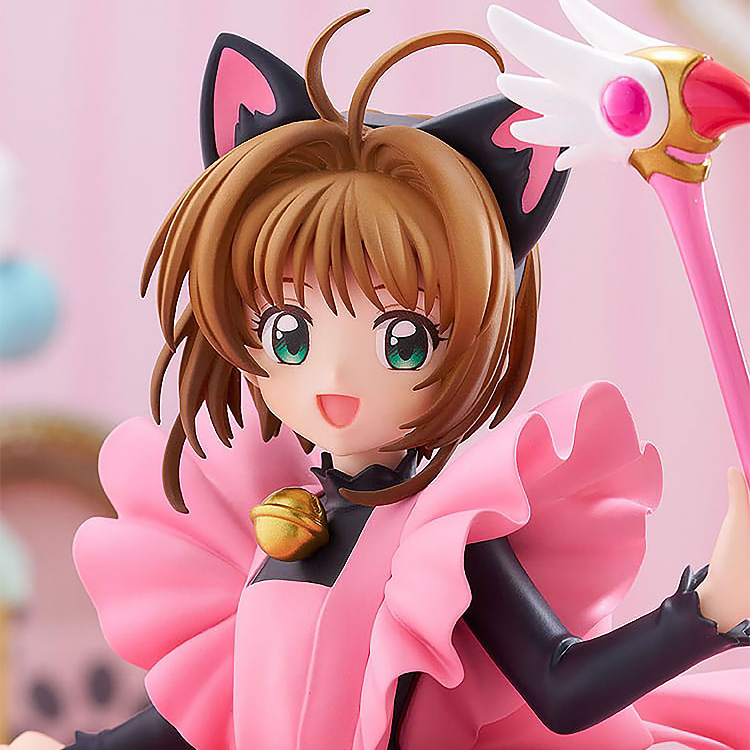 Card Captor Sakura - Figurine Kinomoto Sakura Version Costume de Chat Noir Taille L