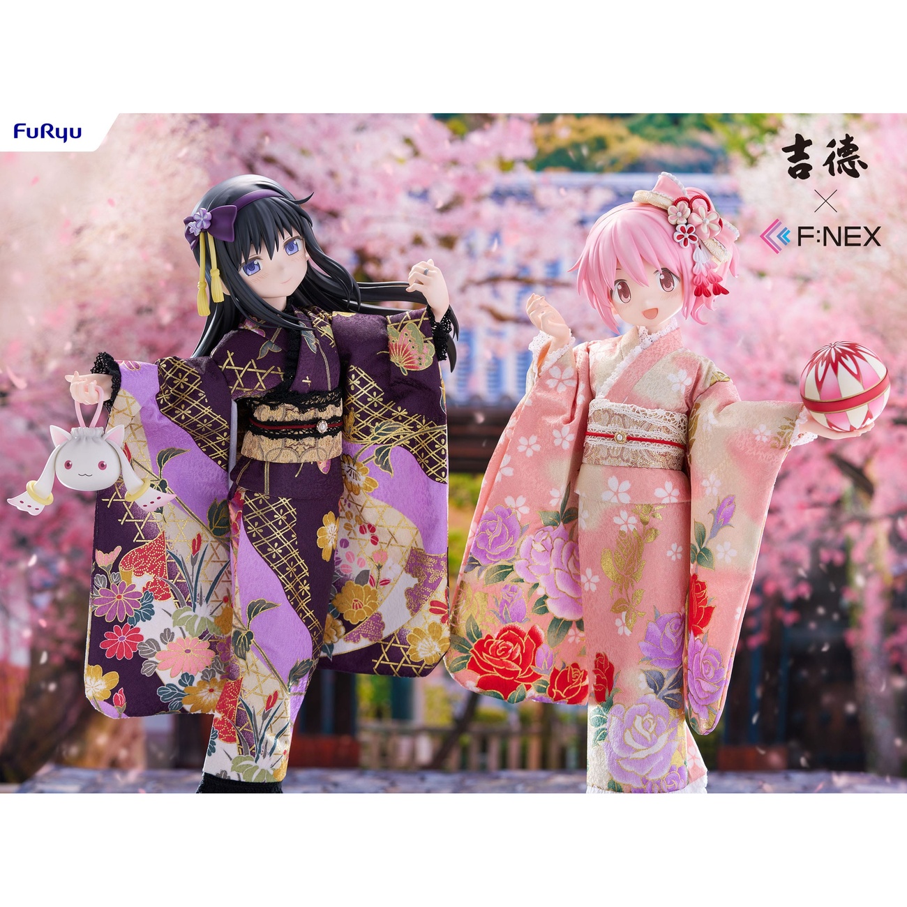 Puella Magi Madoka Magica F:NEX PVC Statue 1/4 Rebellion Homura Akemi Japanese Doll 45 cm