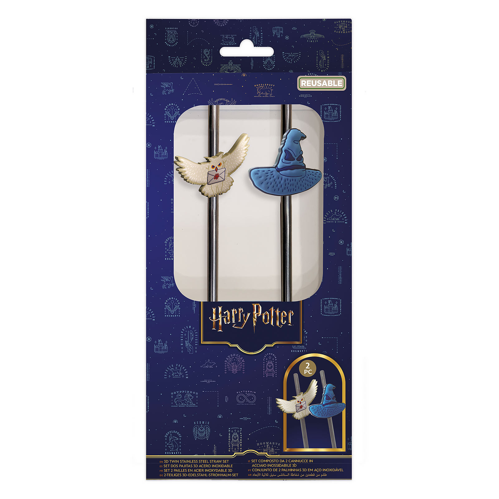 Harry Potter - Magic y Mayhem Pajitas (pack de 2)