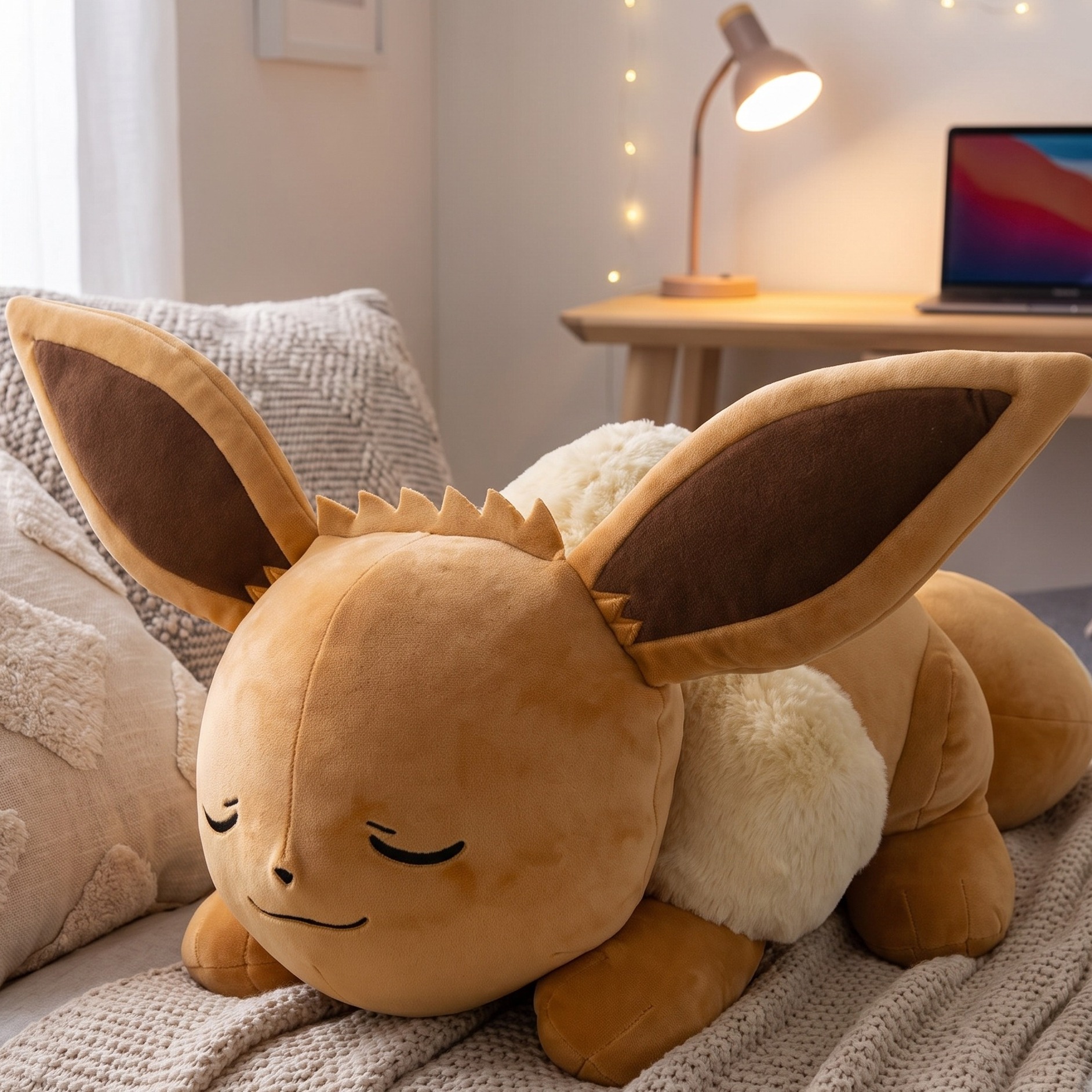 Pokémon - Eevee Plush Figure Sleeping