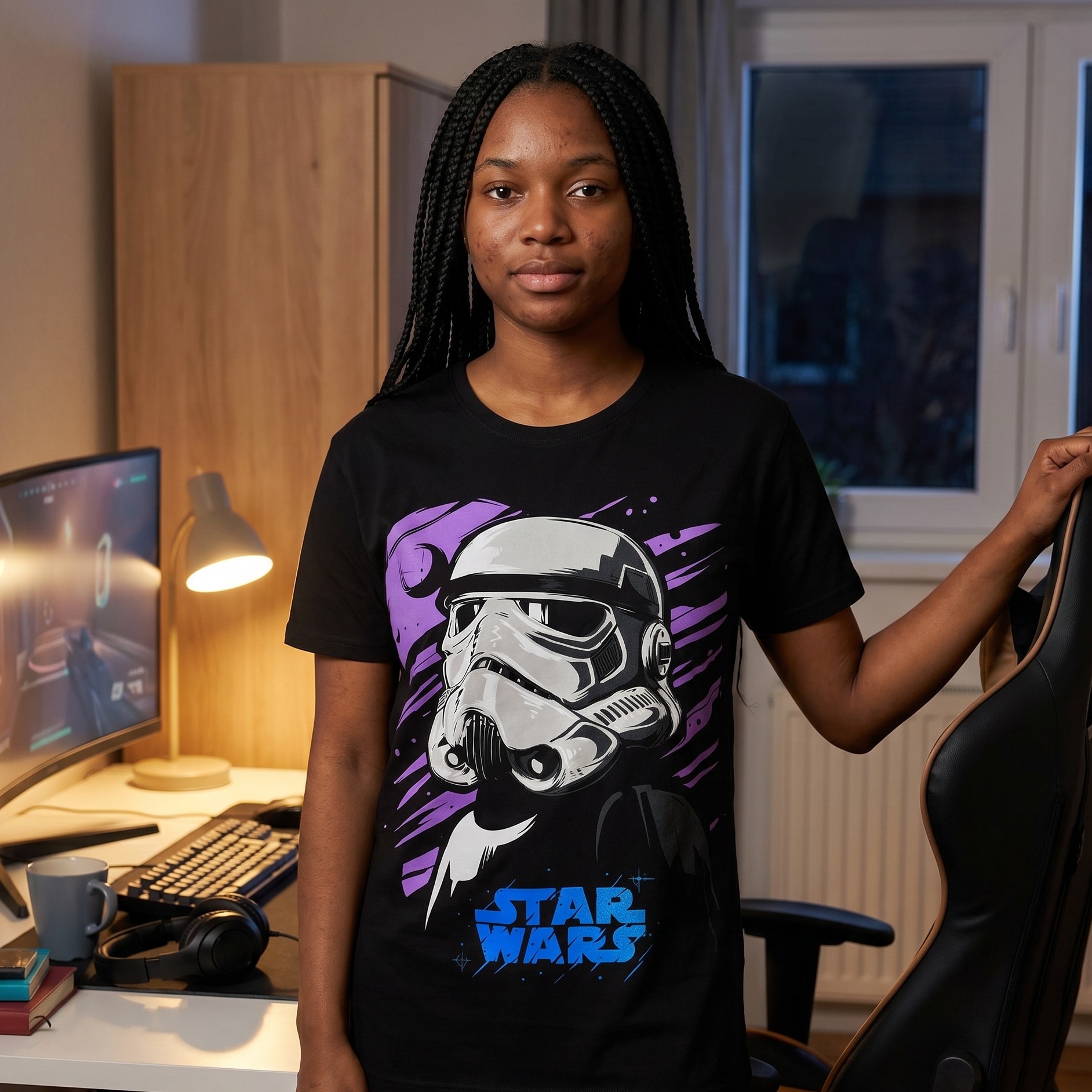 Star Wars - Camiseta Galaxy Stormtrooper negra