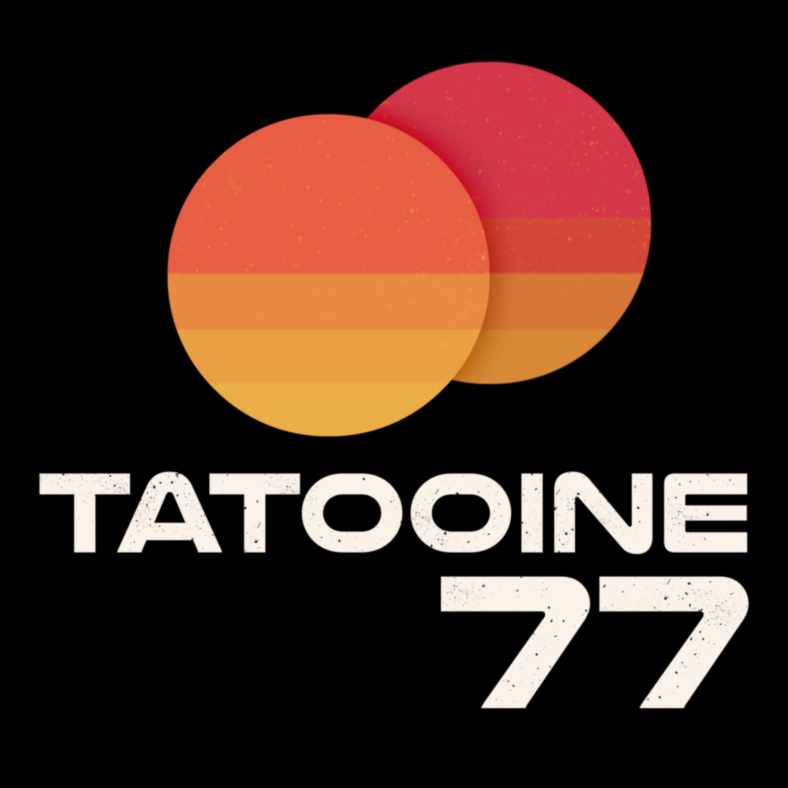 Star Wars - Tatooine 77 Zwart T-Shirt