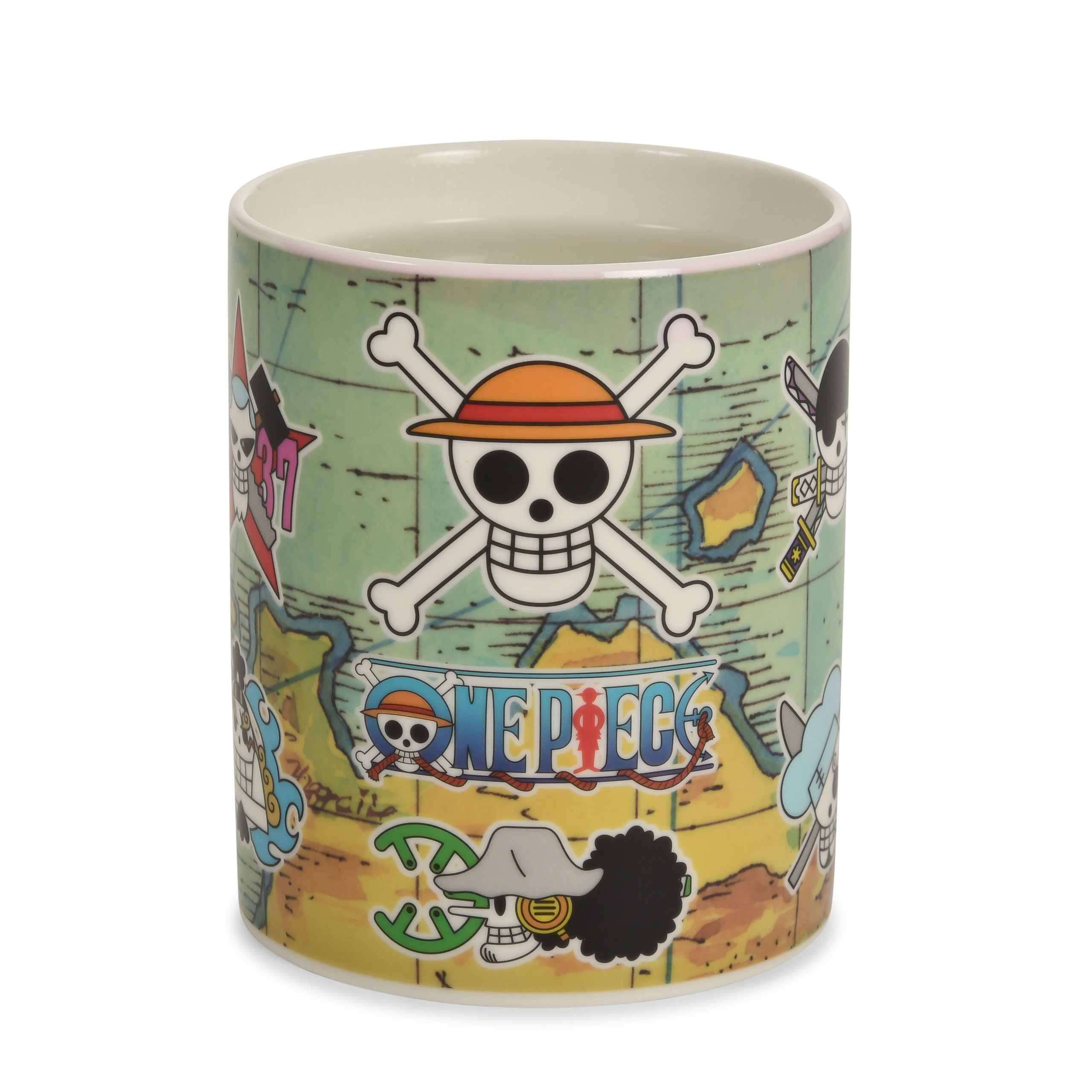 One Piece - South Blue Map Heat Changing Mug