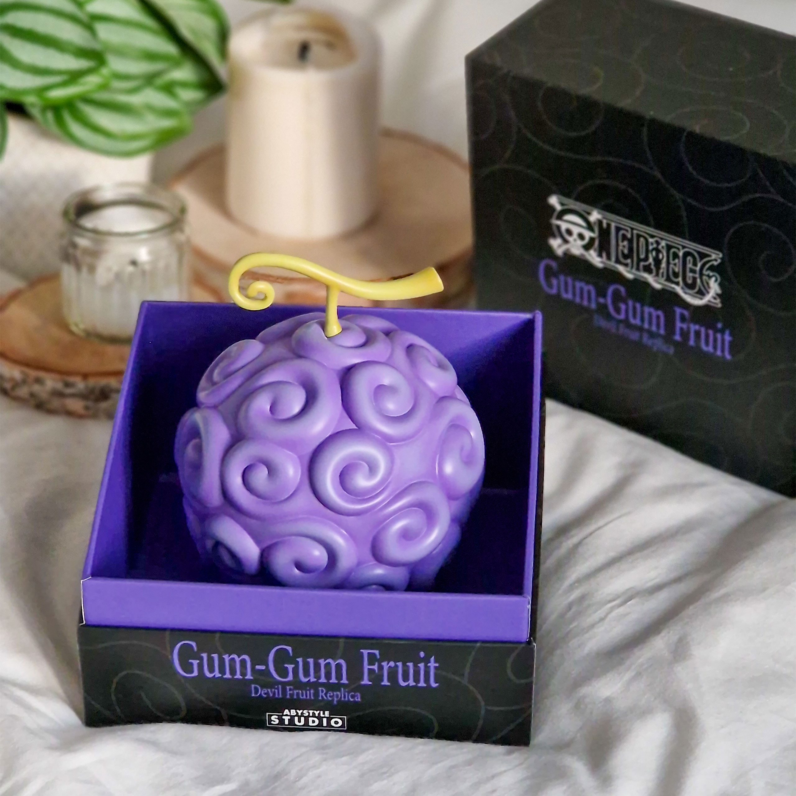 Réplique du Fruit du Démon Gomu Gomu en boîte cadeau - One Piece