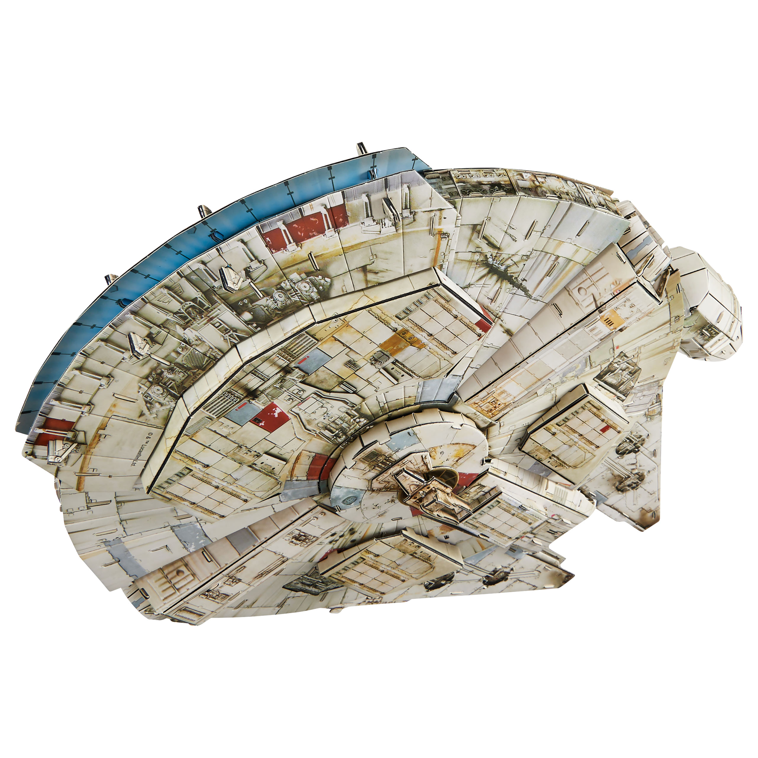 Kit Modélisme Revell Millennium Falcon Star Wars - Échelle 1:72, 52 Pièces - Avec Figurines, Rampe Mobile, Colle Et Peintures - À Partir De 10 Ans