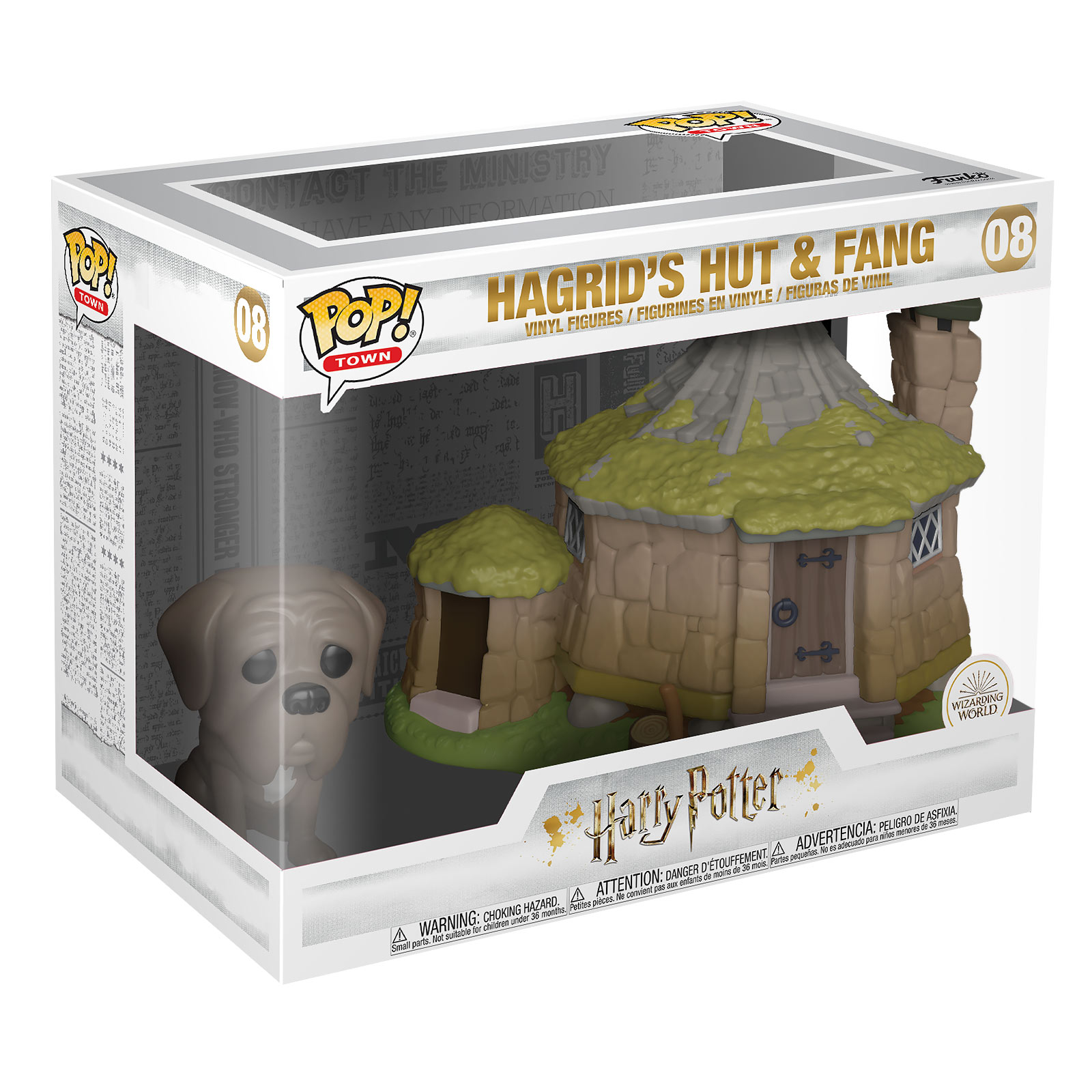 Harry Potter - La cabane de Hagrid avec Fang Set de figurines Funko Pop