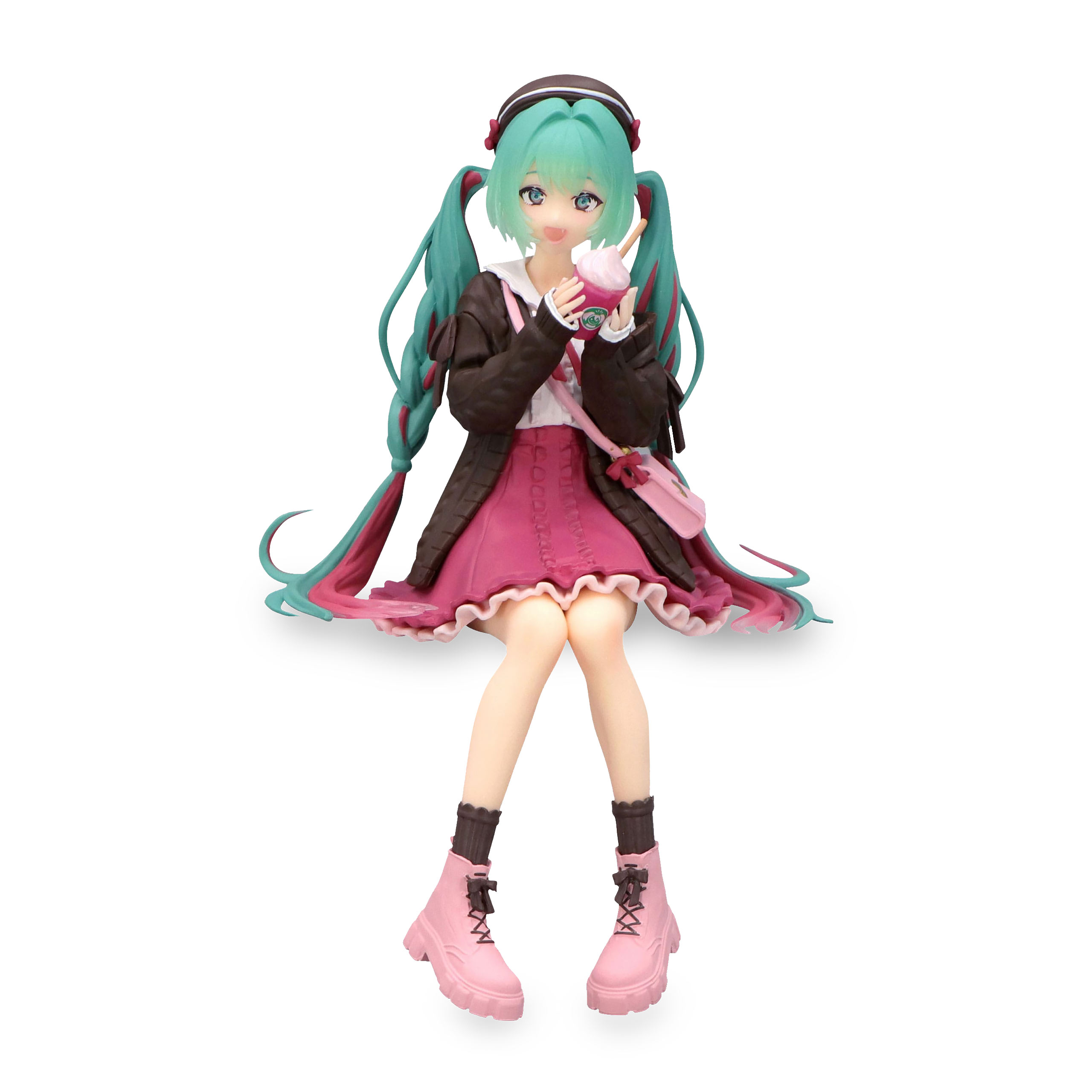 Hatsune Miku - Autumn Date Pink Noodle Stopper Figur