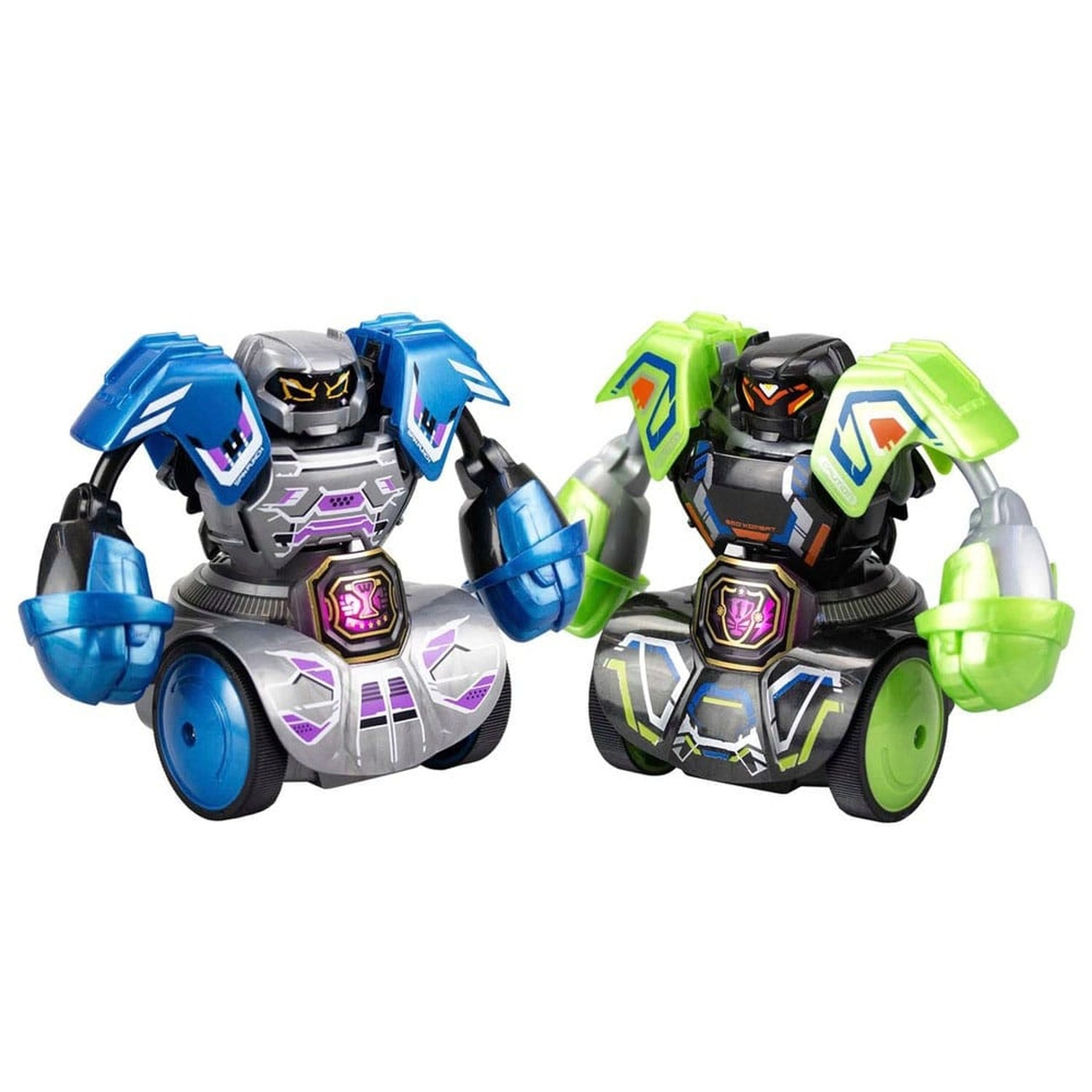 Silverlit Robo Kombat Tornado Remote-Controlled Robots 2-Pack Green/Blue