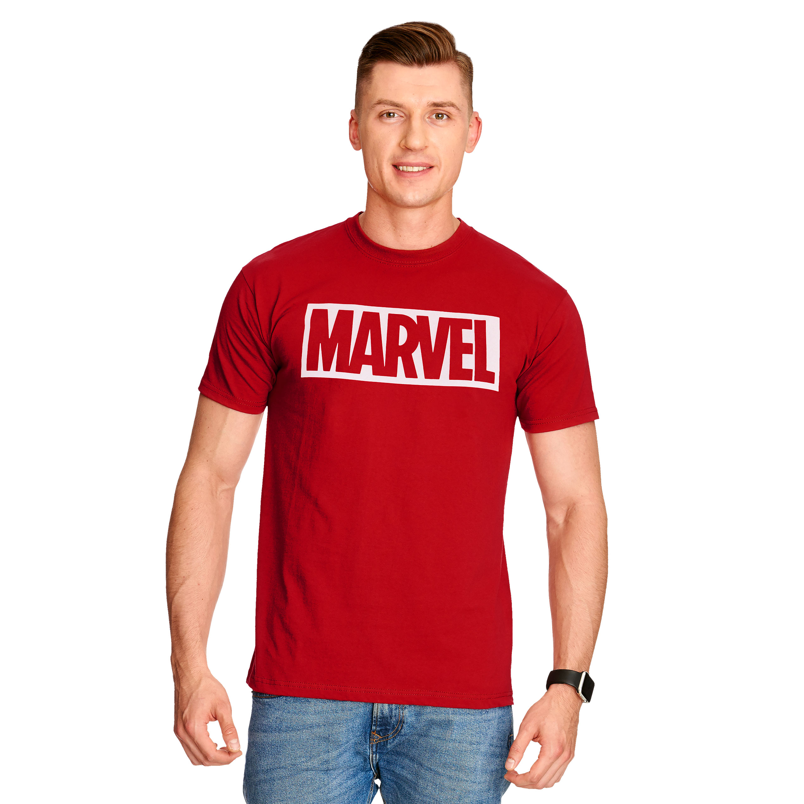 Marvel - Logo T-Shirt Bio-Baumwolle rot