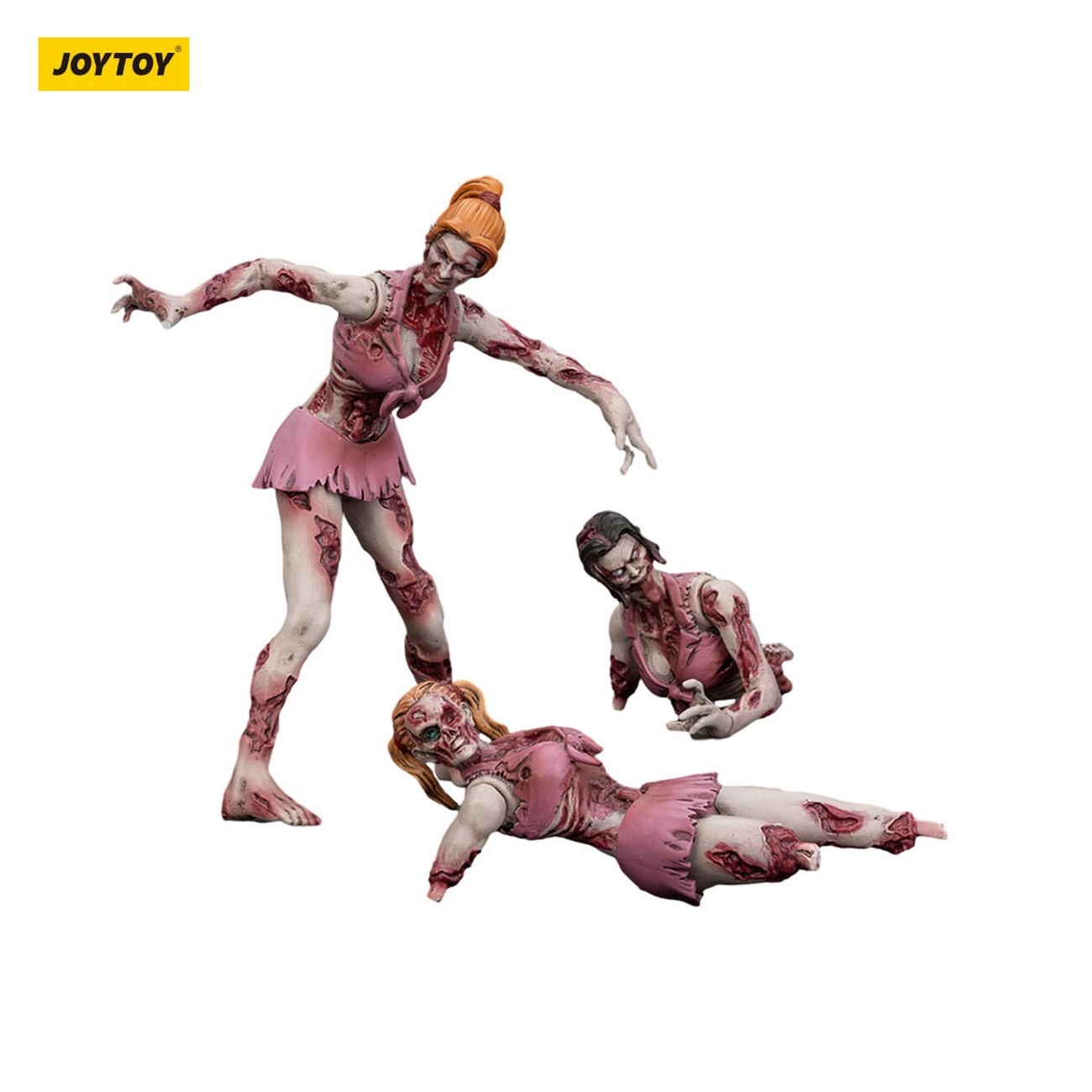 Zombie Dark Source Action Figures 3-Pack Cheer Leaders 8 cm