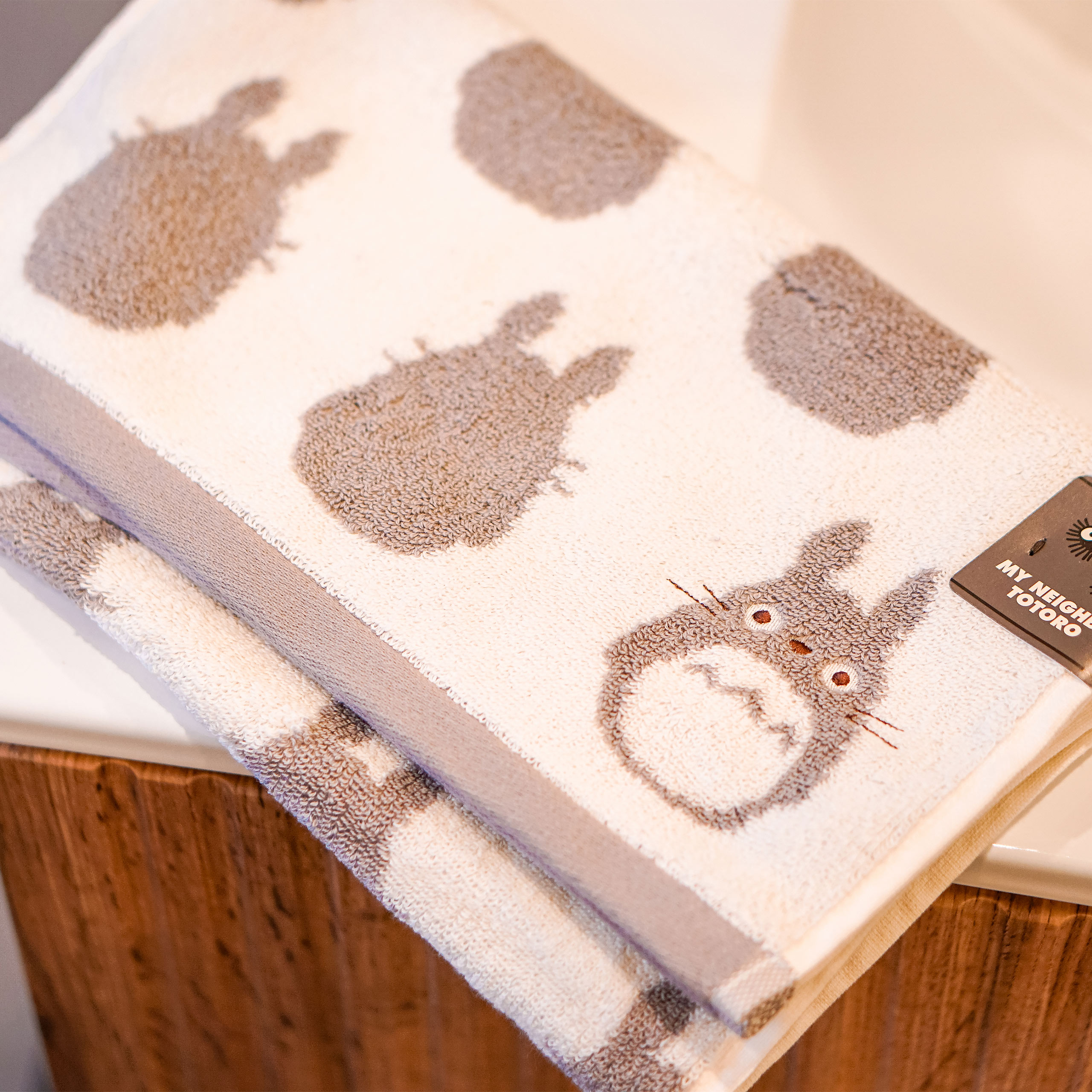 Totoro - Silhouette Totoro Mini Towel