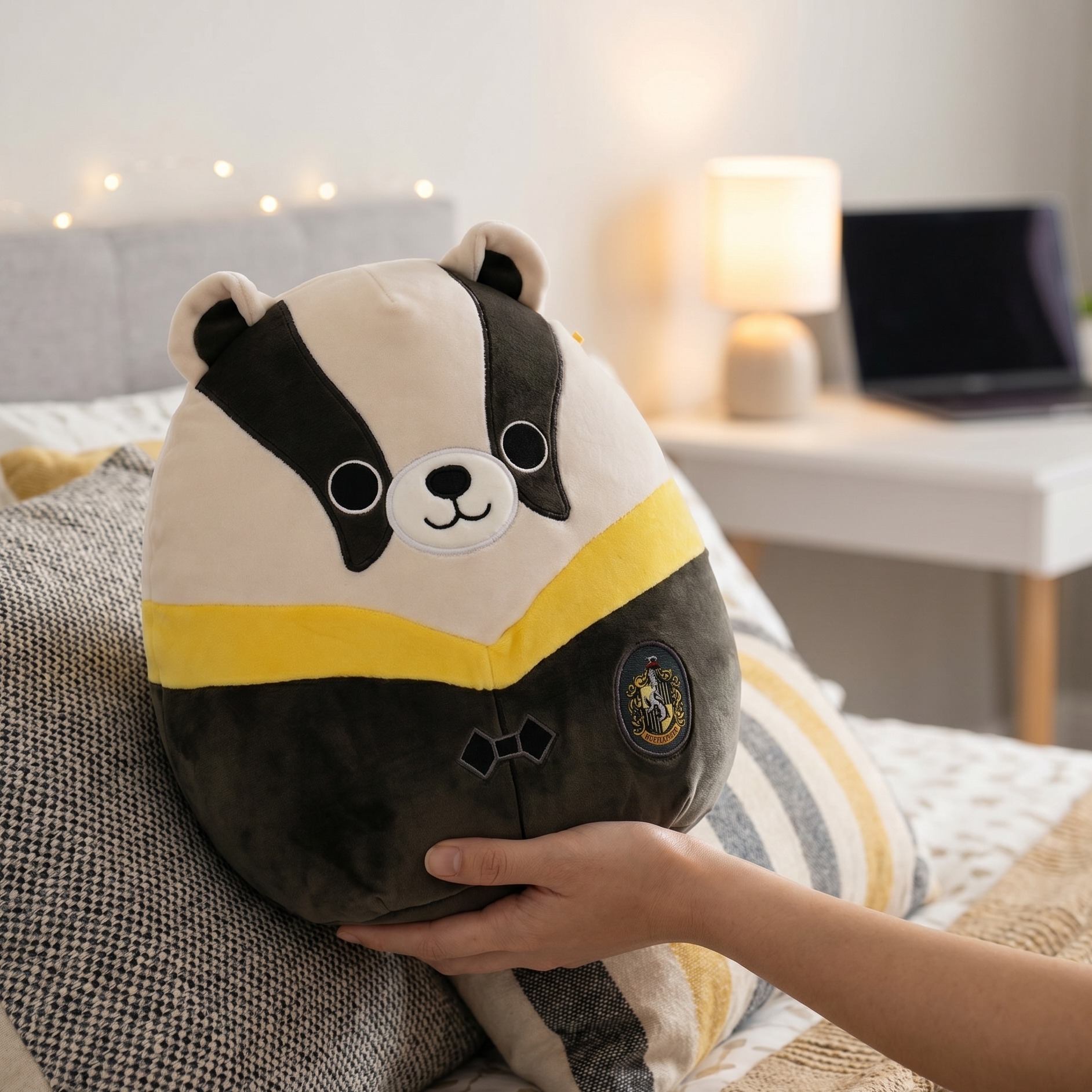 Harry Potter - Hufflepuff Badger in Robe Squishmallows Plush Figure