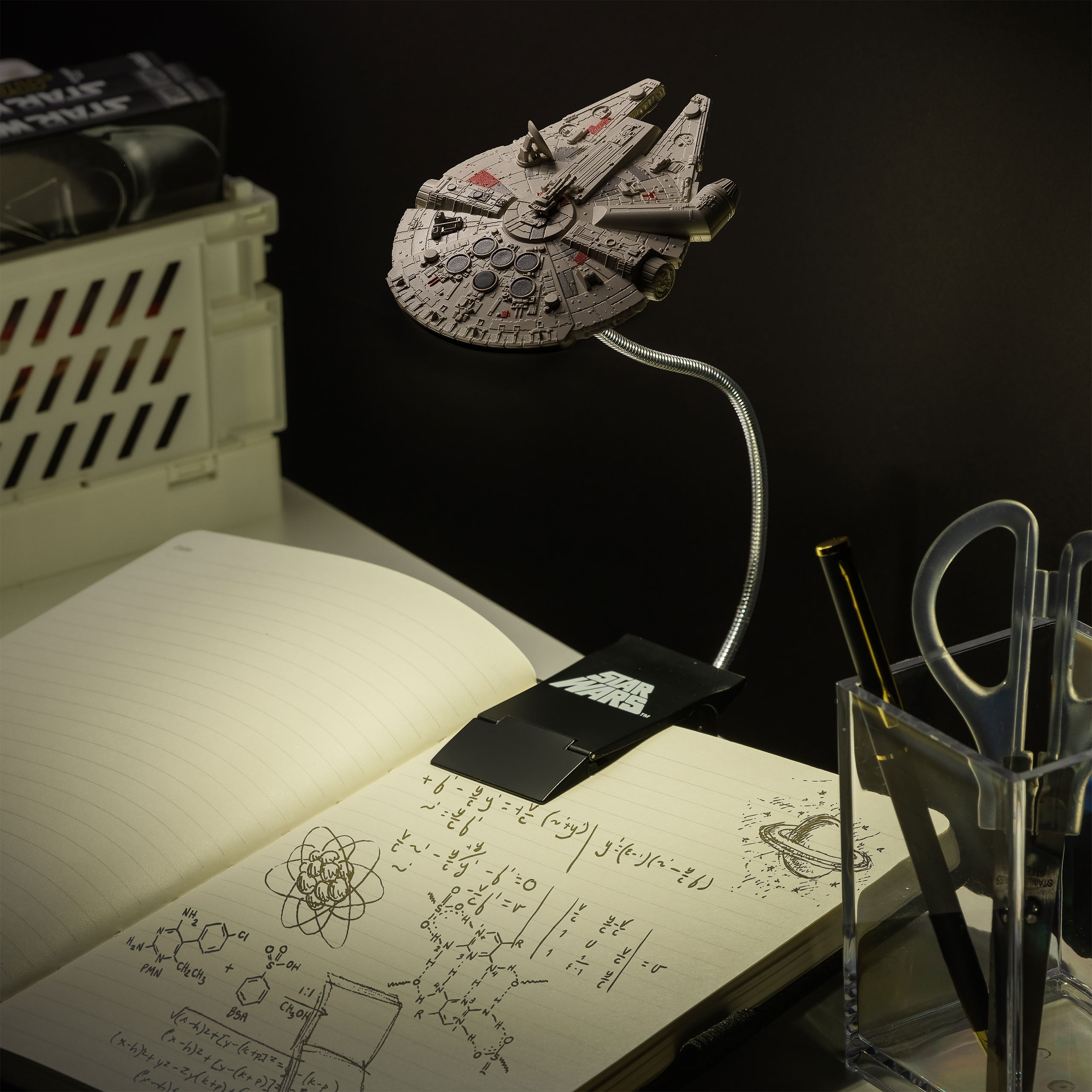 Star Wars - Lampada da lettura Millennium Falcon