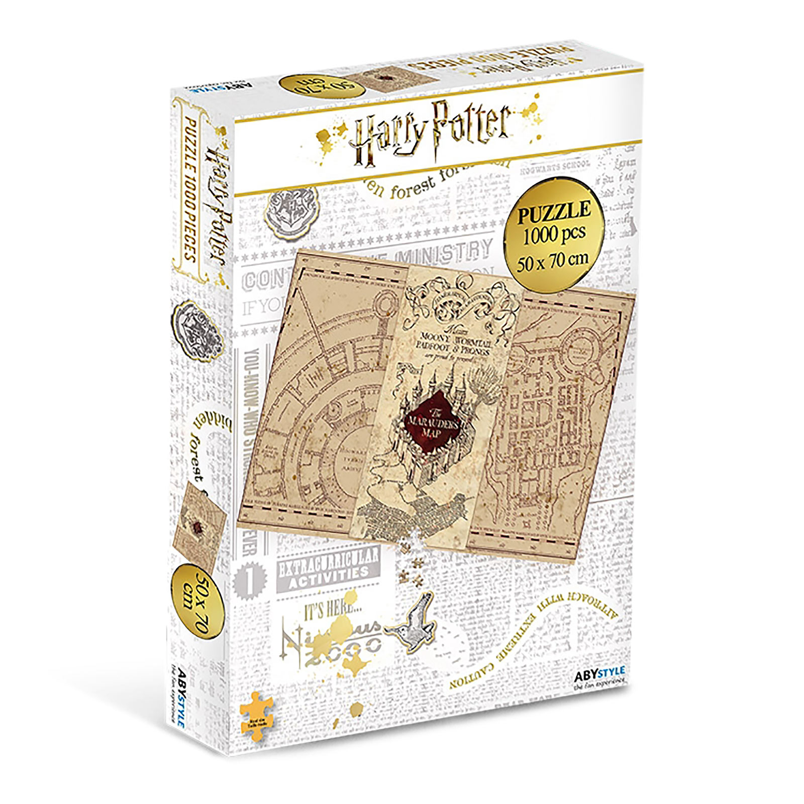 Harry Potter - Puzzle de la Carte du Maraudeur 1000 Pièces
