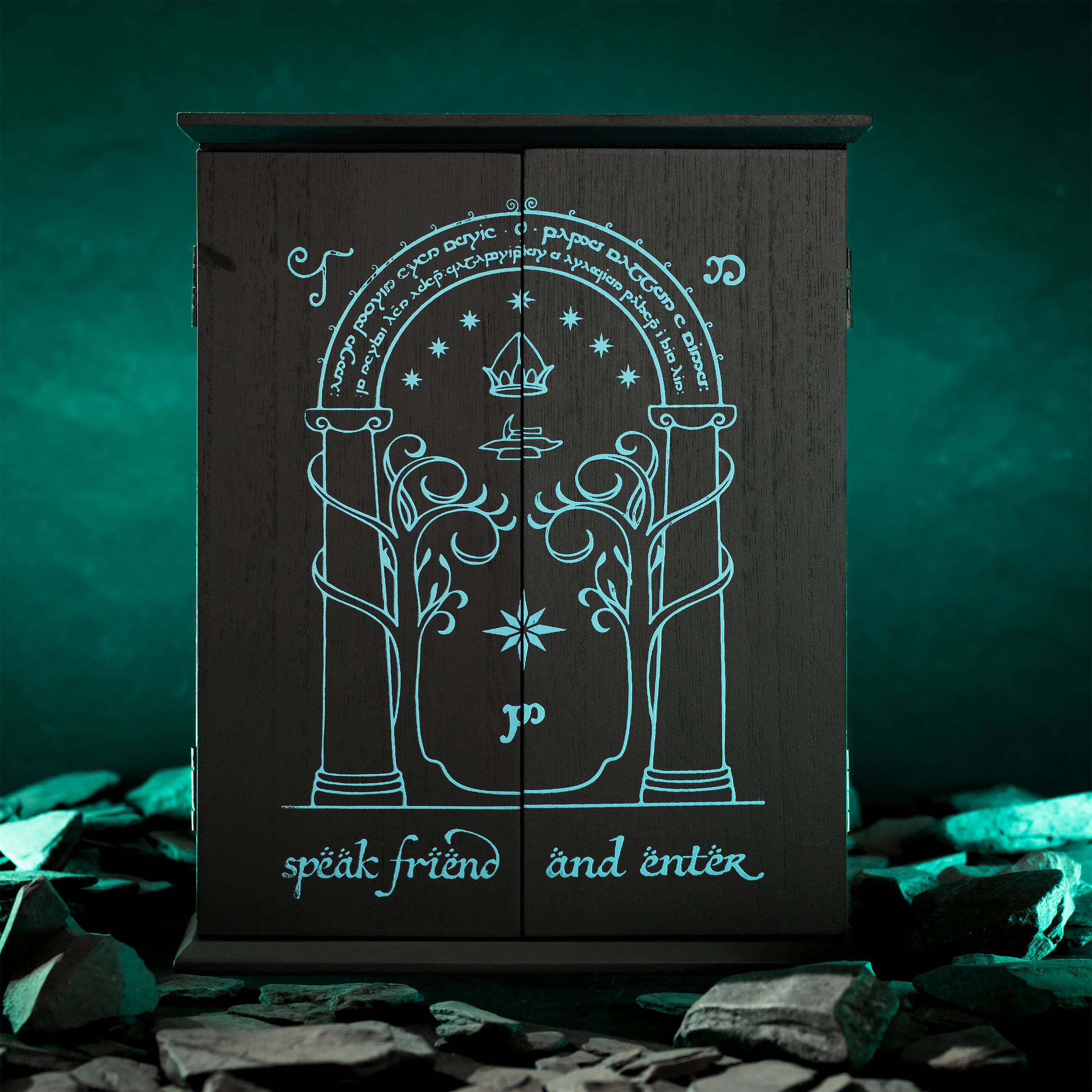 Lord of the Rings - The Doors of Durin Key Box with Glow in the Dark Effect