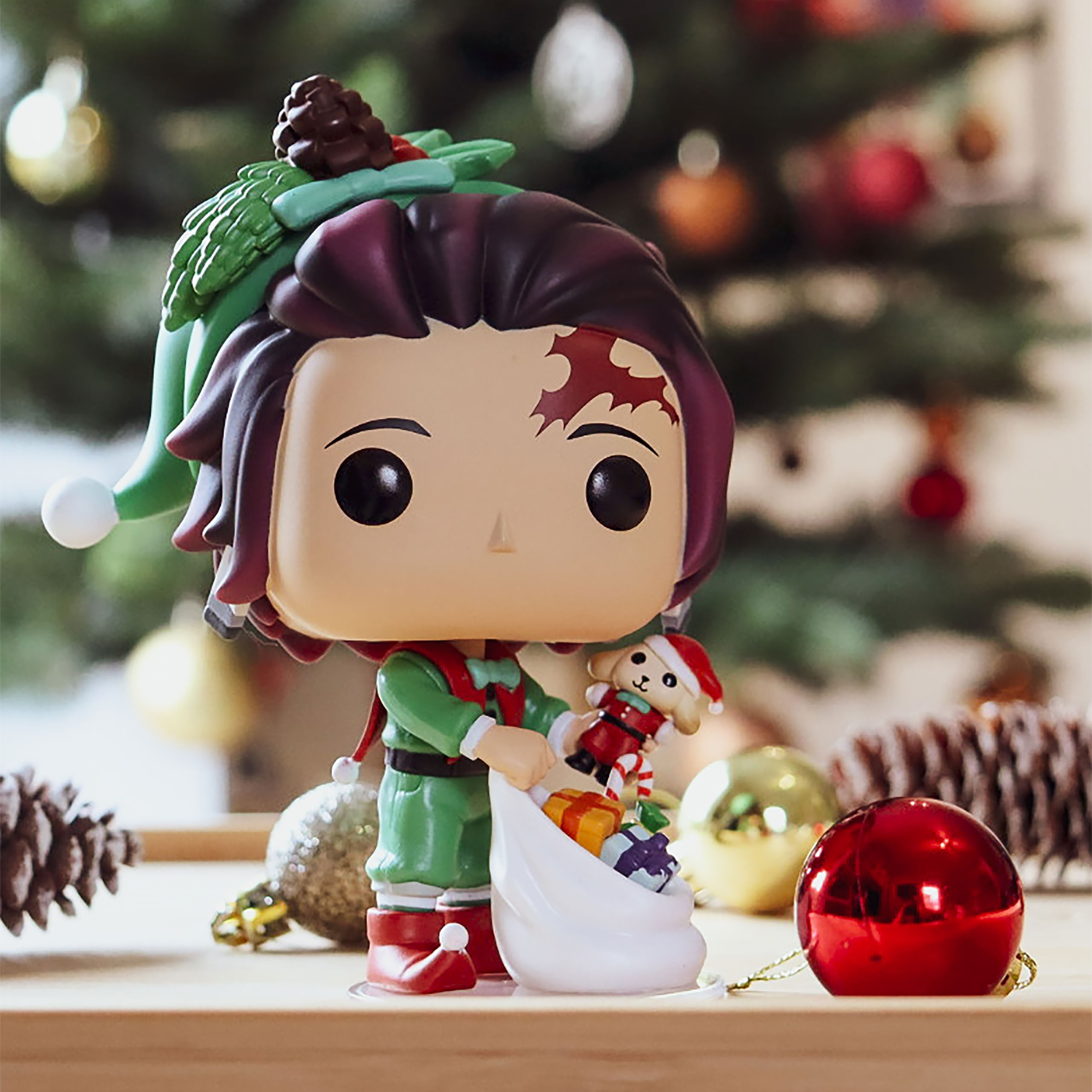 Demon Slayer - Tanjiro Holiday Funko Pop! figuur