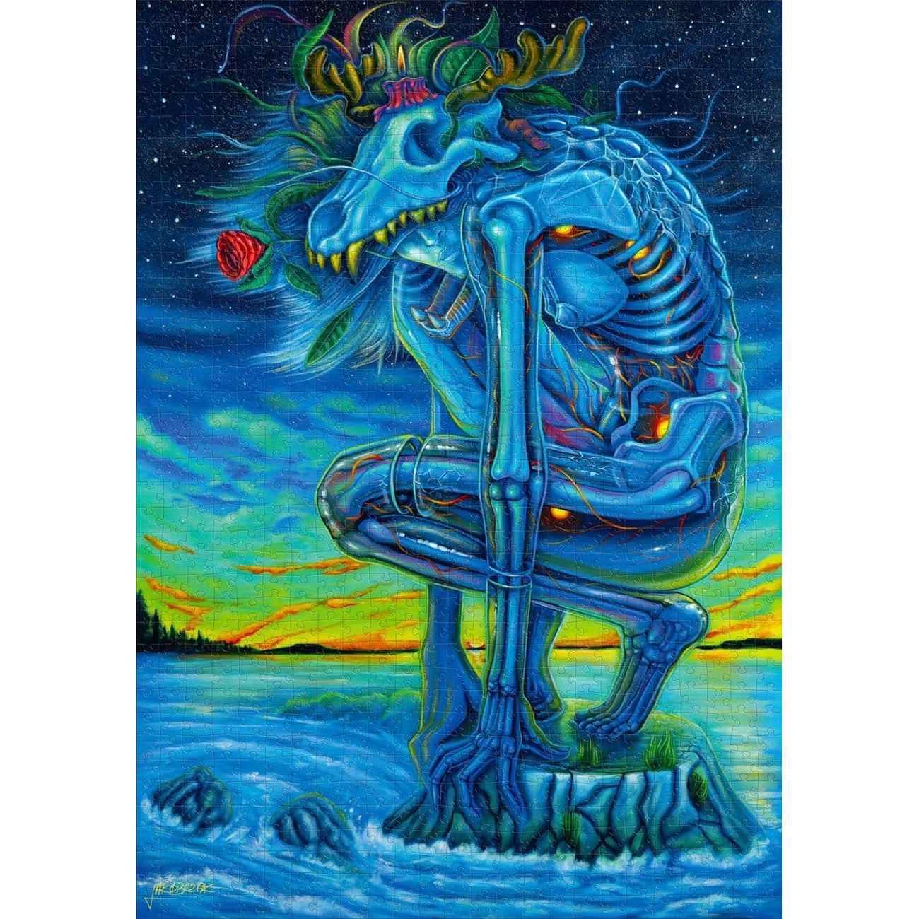Imagination Series Puzzle Kamil Jakóbczak Bialy Wilk (1000 piezas)
