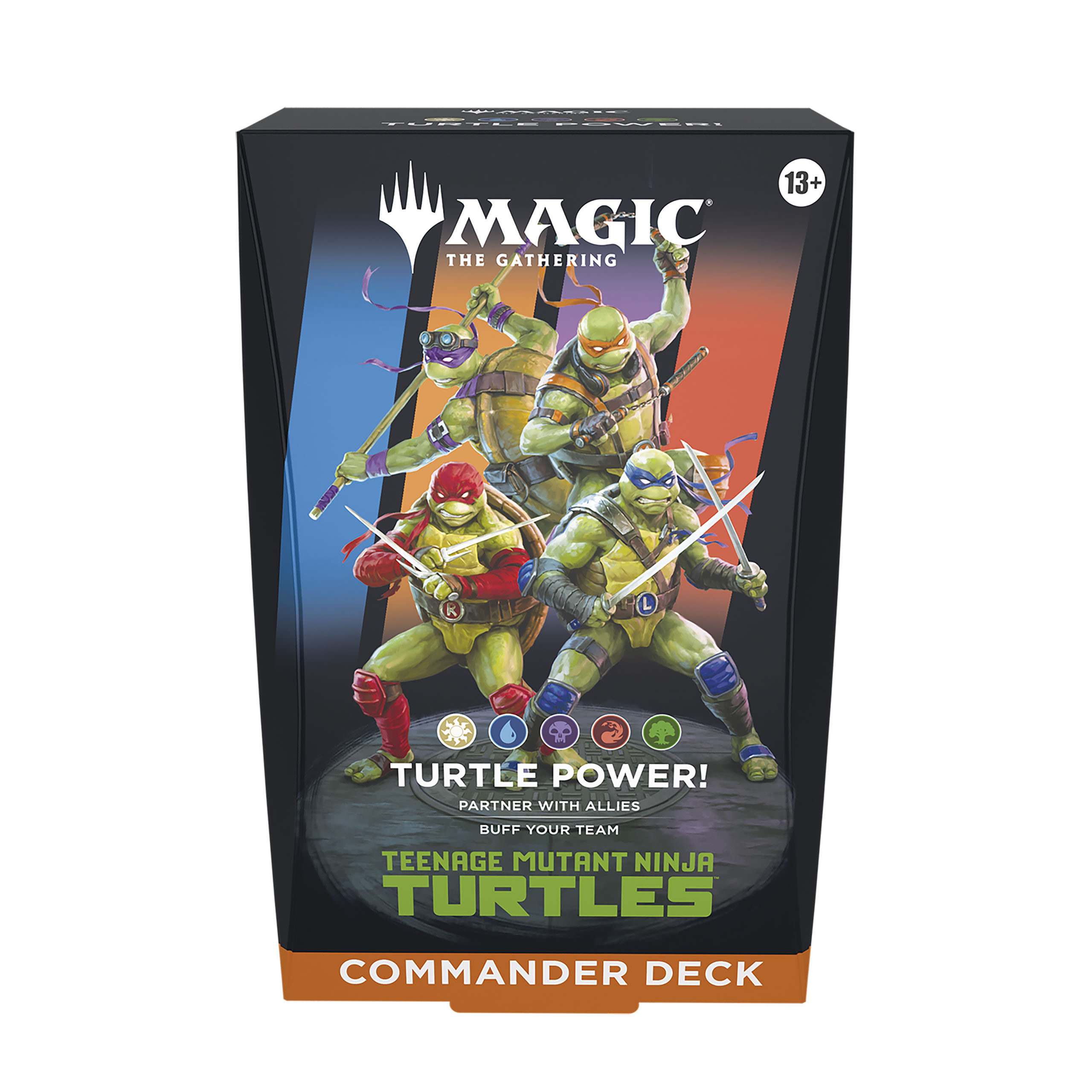 Teenage Mutant Ninja Turtles - Turtle Power Commander Deck German Version - Magic: The Gathering