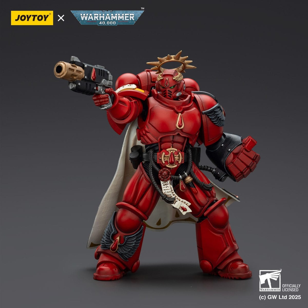 Warhammer 40k: Combat Patrol Blood Angels - Capitano con pistola Inferno e Power Fist Action figure 20 cm