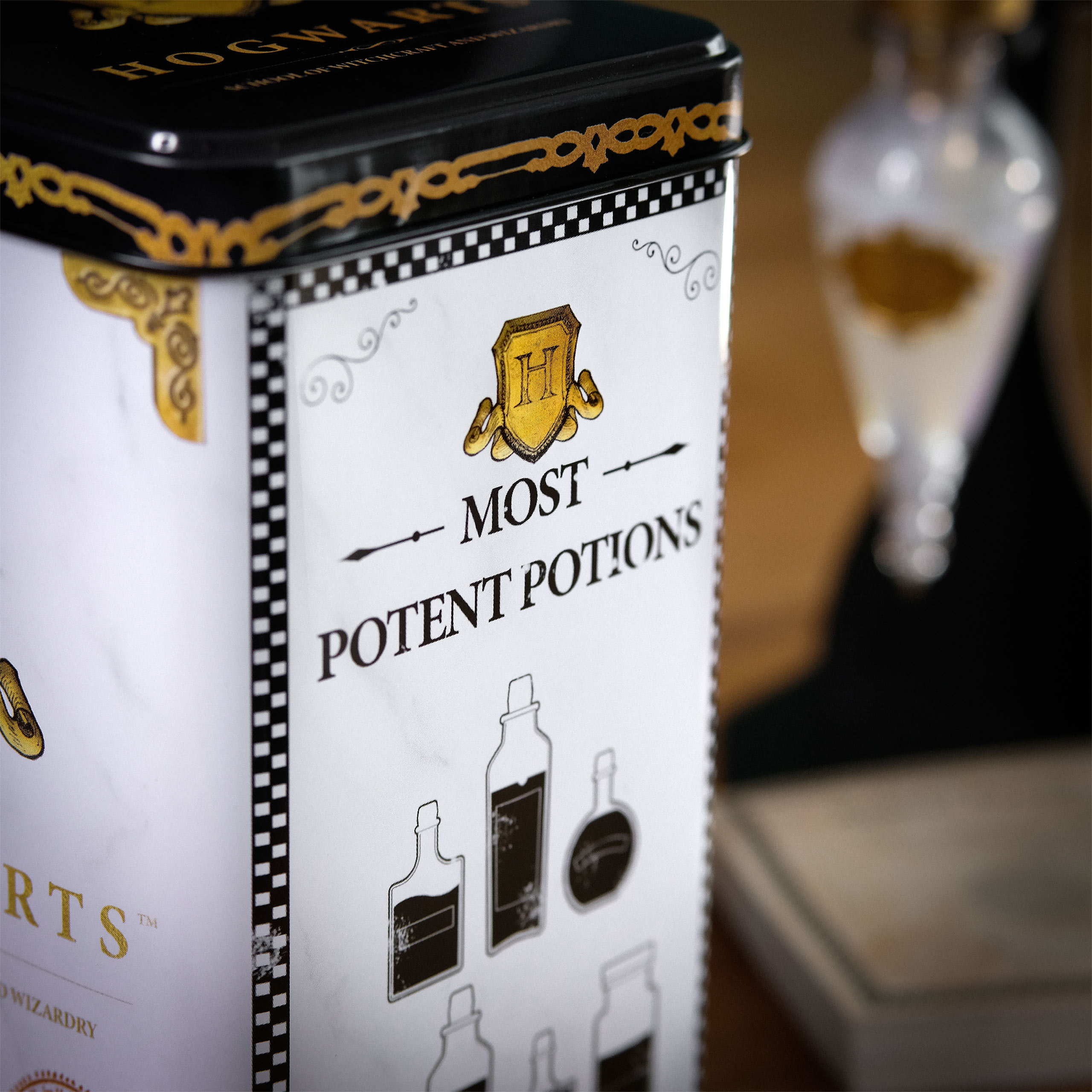 Harry Potter - Ensemble d'écriture de potions magiques dans une boîte en métal