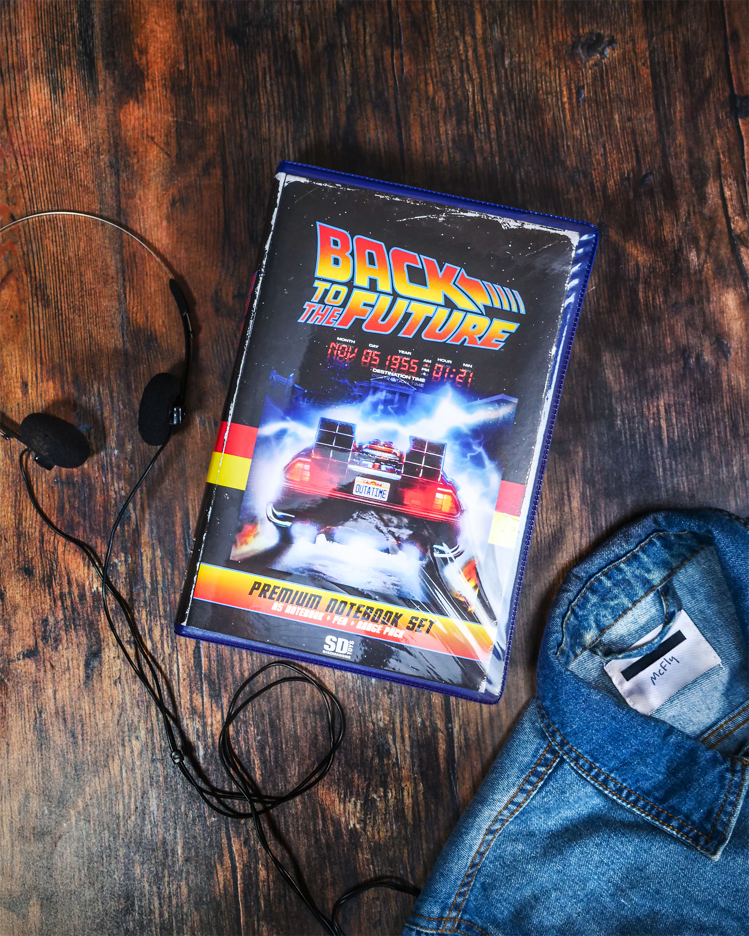 Zurück in die Zukunft - VHS Kassette Schreibset 6-teilig