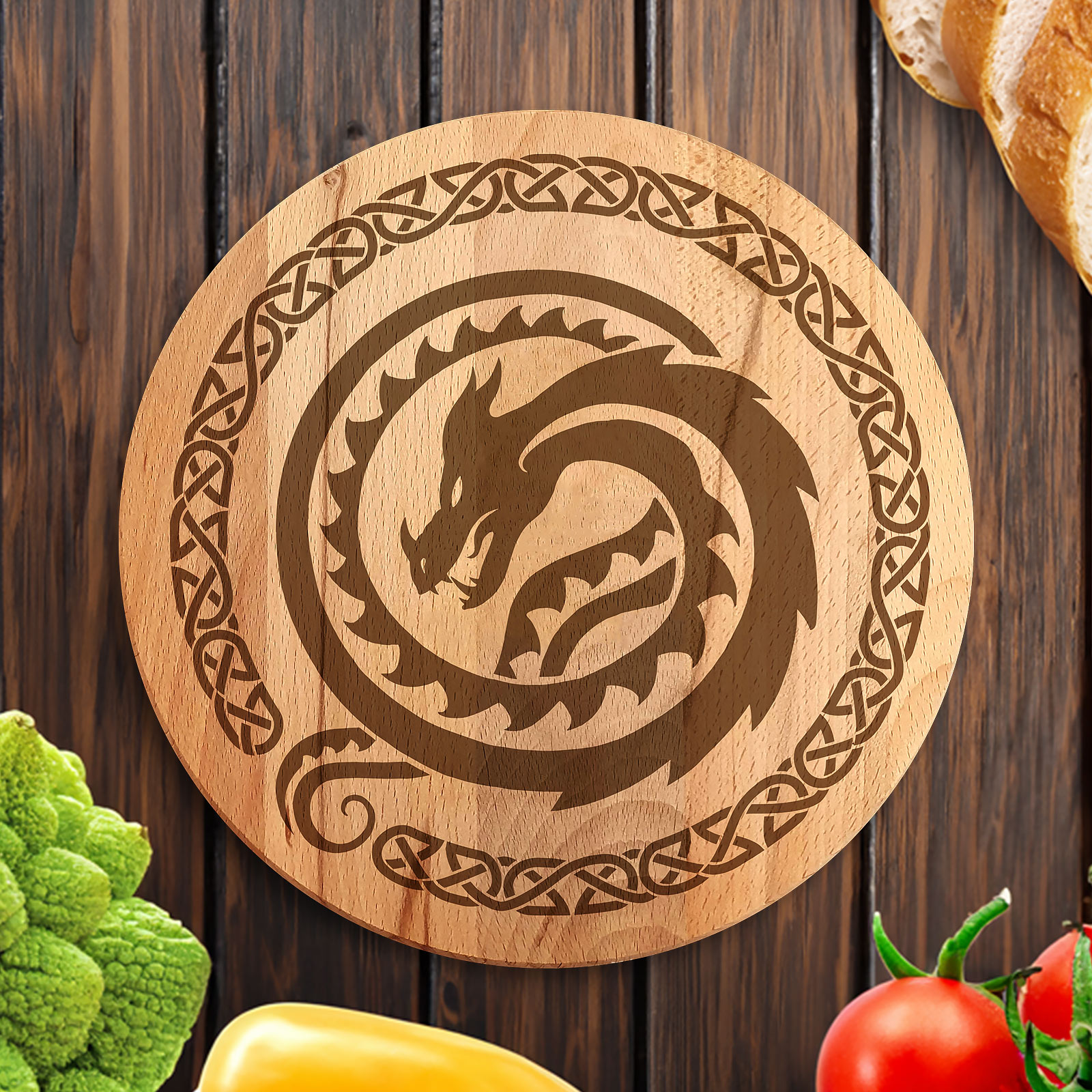How to Train Your Dragon - Logo Cutting Board
