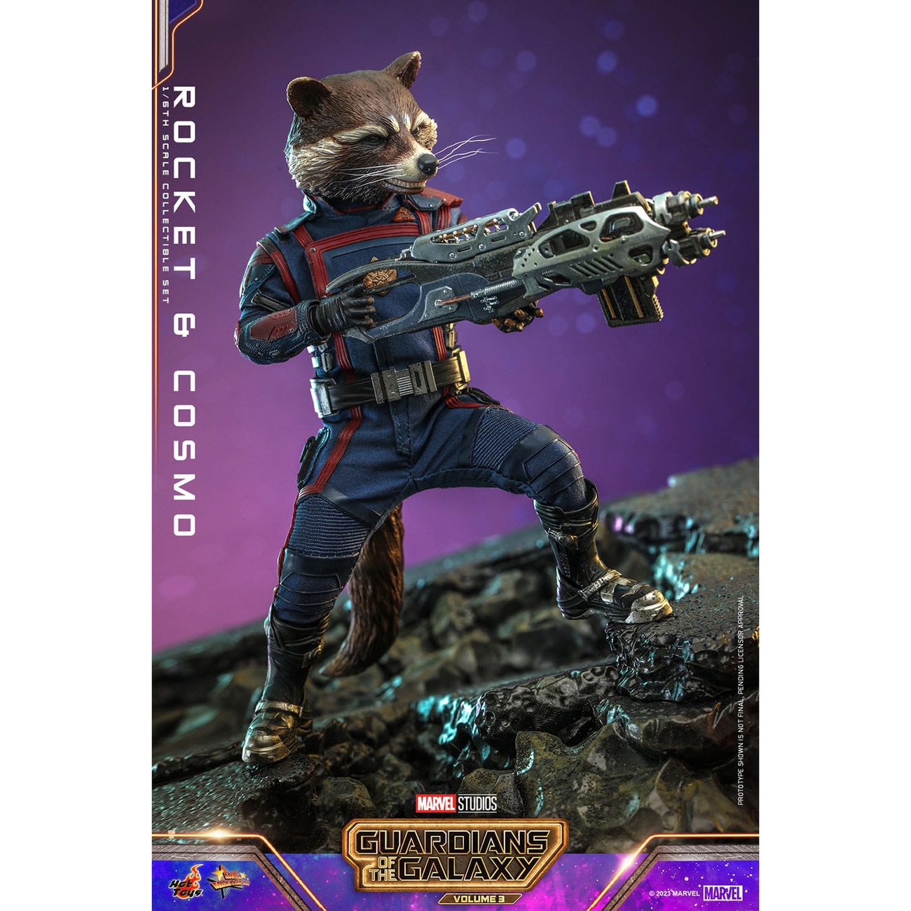 Guardians of the Galaxy – Figurines d’action Masterpiece Rocket & Cosmo 1:6