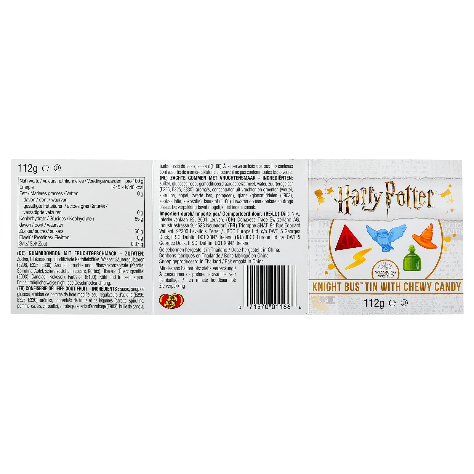 Harry Potter - Rijdende Ridder Fruitgom Blik
