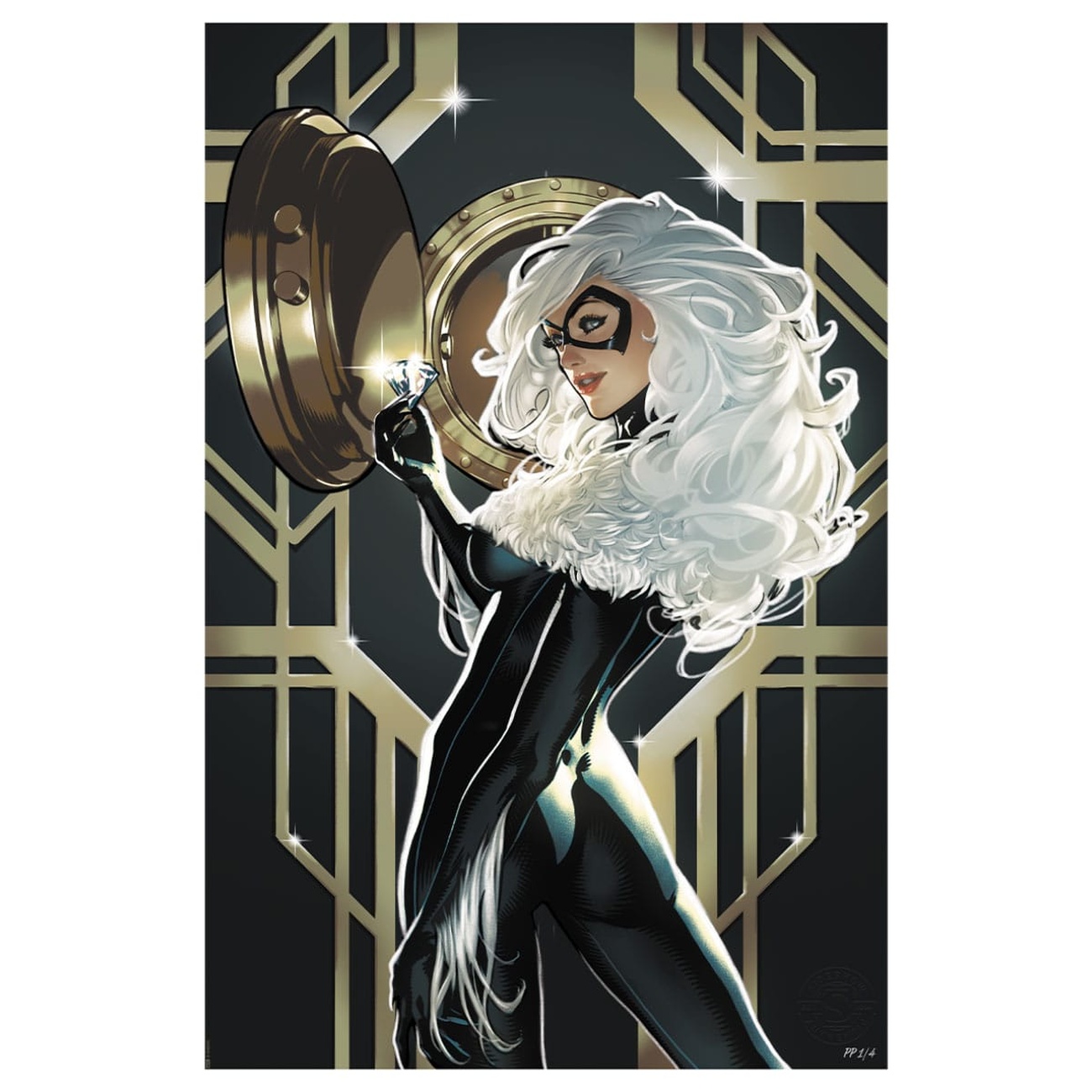 The Amazing Spider-Man Art Print Cosmic Black Cat 61 x 41 cm - unframed