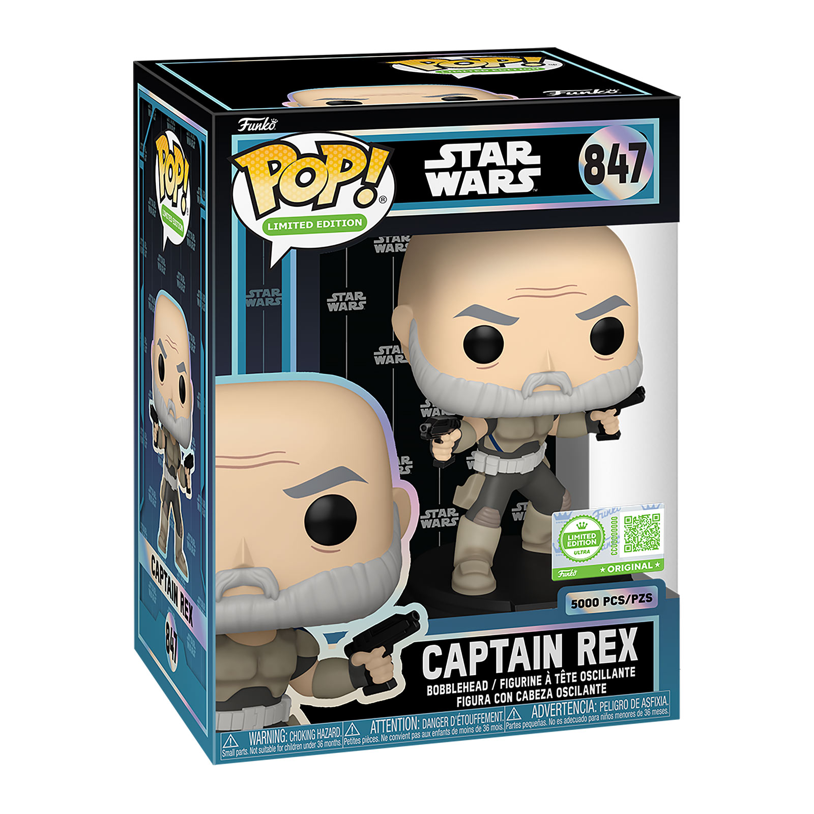 Star Wars - Commander Rex Funko Pop Bobblehead Figure Limited