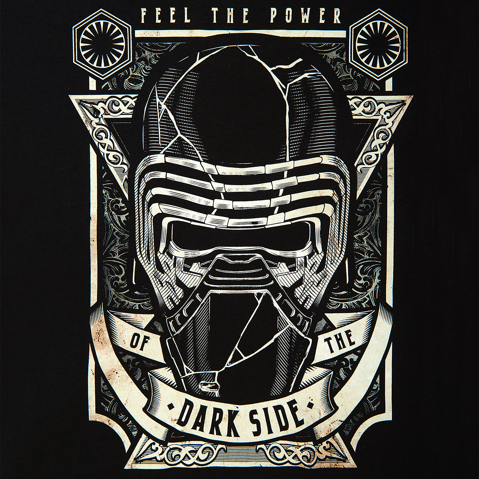 Star Wars - Feel The Power of The Dark Side T-Shirt schwarz