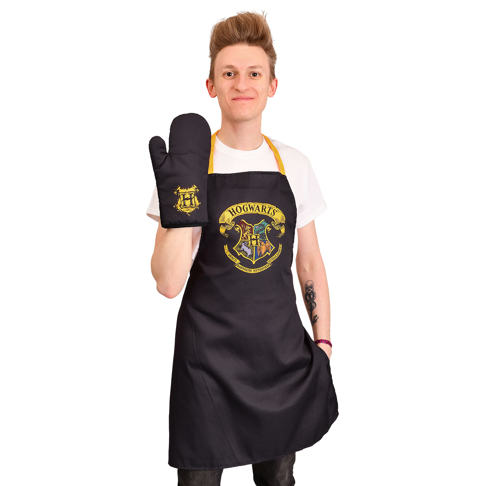 Harry Potter - Hogwarts Apron with Oven Glove