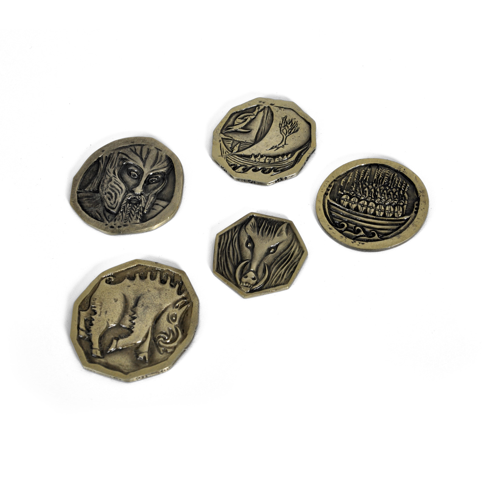 Hobbit - Smaugs Schatz Zwergen Münzen Set