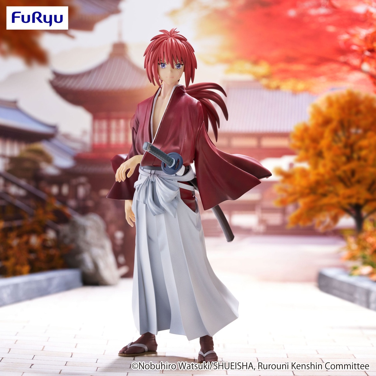 Rurouni Kenshin: El Guerrero Samurái de la Era Meiji Estatua PVC Trio-Try-iT Kenshin Himura 19 cm