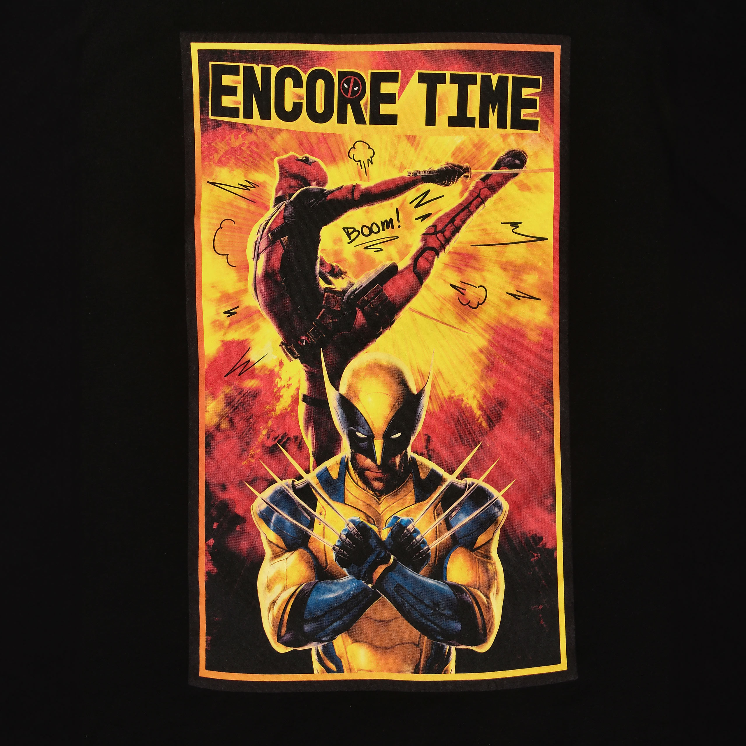 Deadpool et Wolverine - Encore Time T-Shirt noir