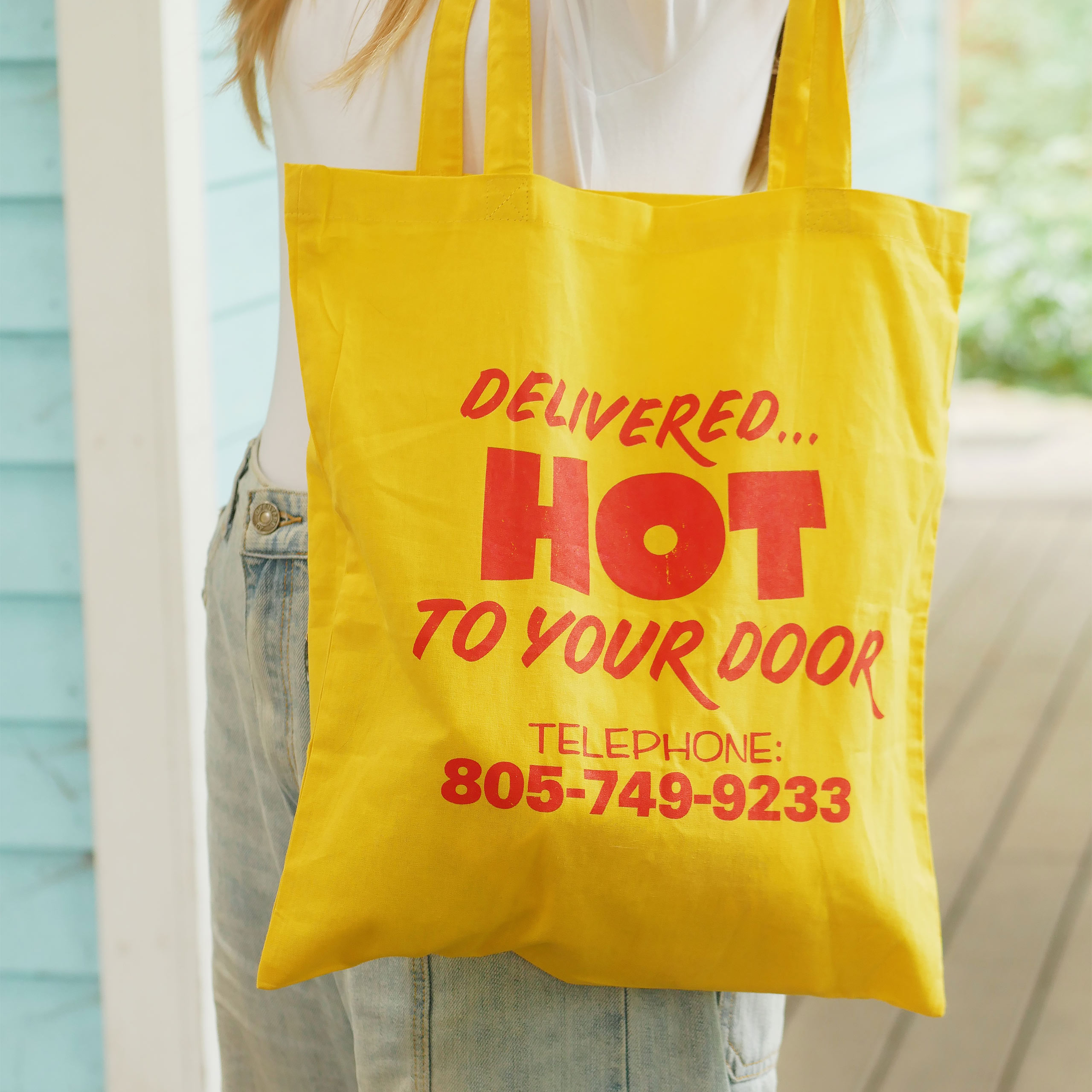 Stranger Things - Surfer Boy Pizza Tote Bag