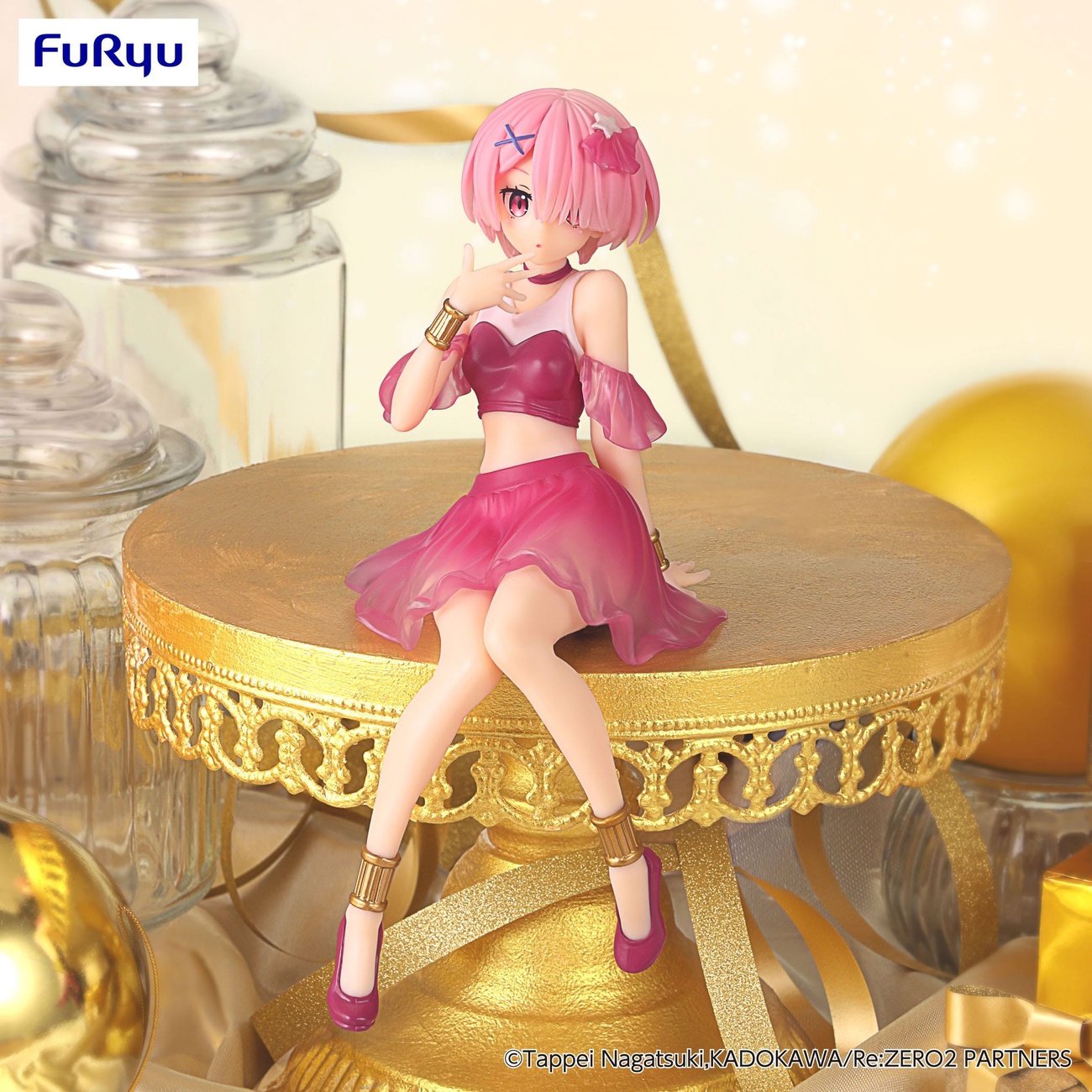 Re:Zero Starting Life in Another World Statua PVC Noodle Stopper Ram Twinkle Party Another Color Ver. 14 cm