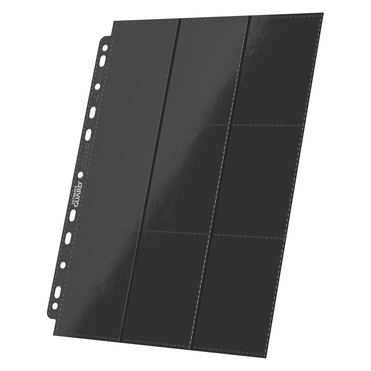 Ultimate Guard Pagine a 18 Tasche con Caricamento Laterale (10) - Nero