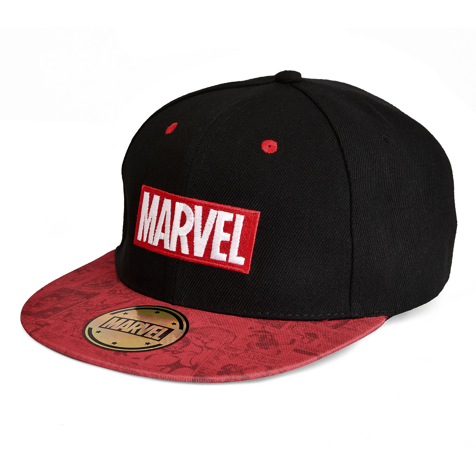 Marvel Comics Baseball Cap zwart-rood