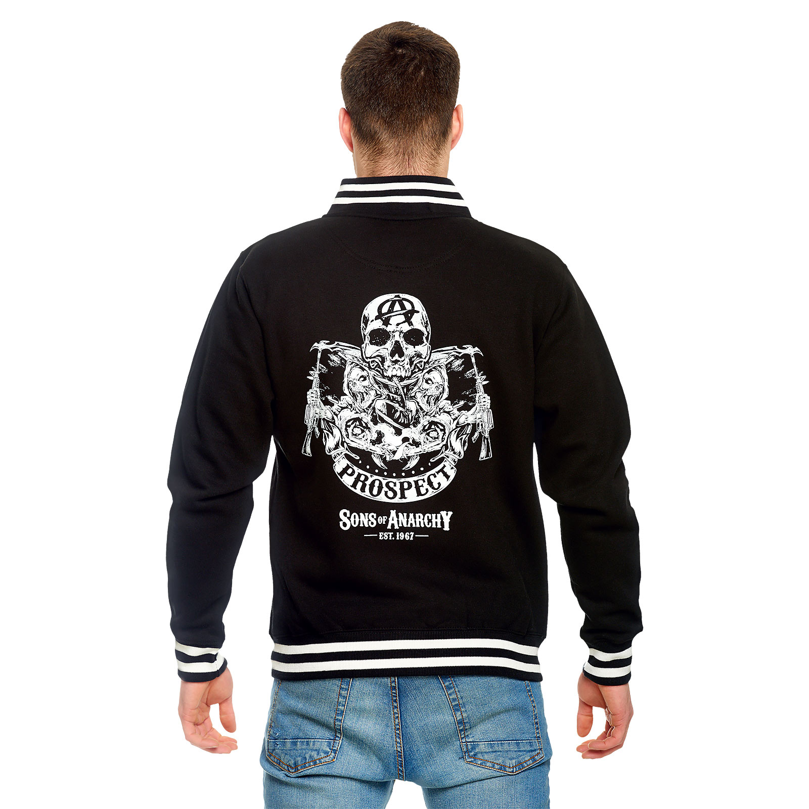 Sons of Anarchy - Reaper & Prospect College Jacket black-white