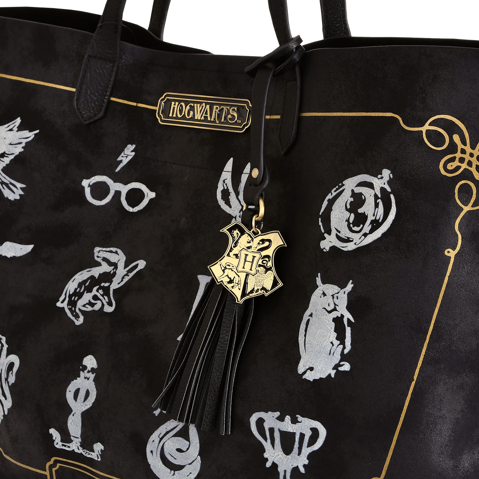 Harry Potter - Hogwarts Symbols Shopper Bag