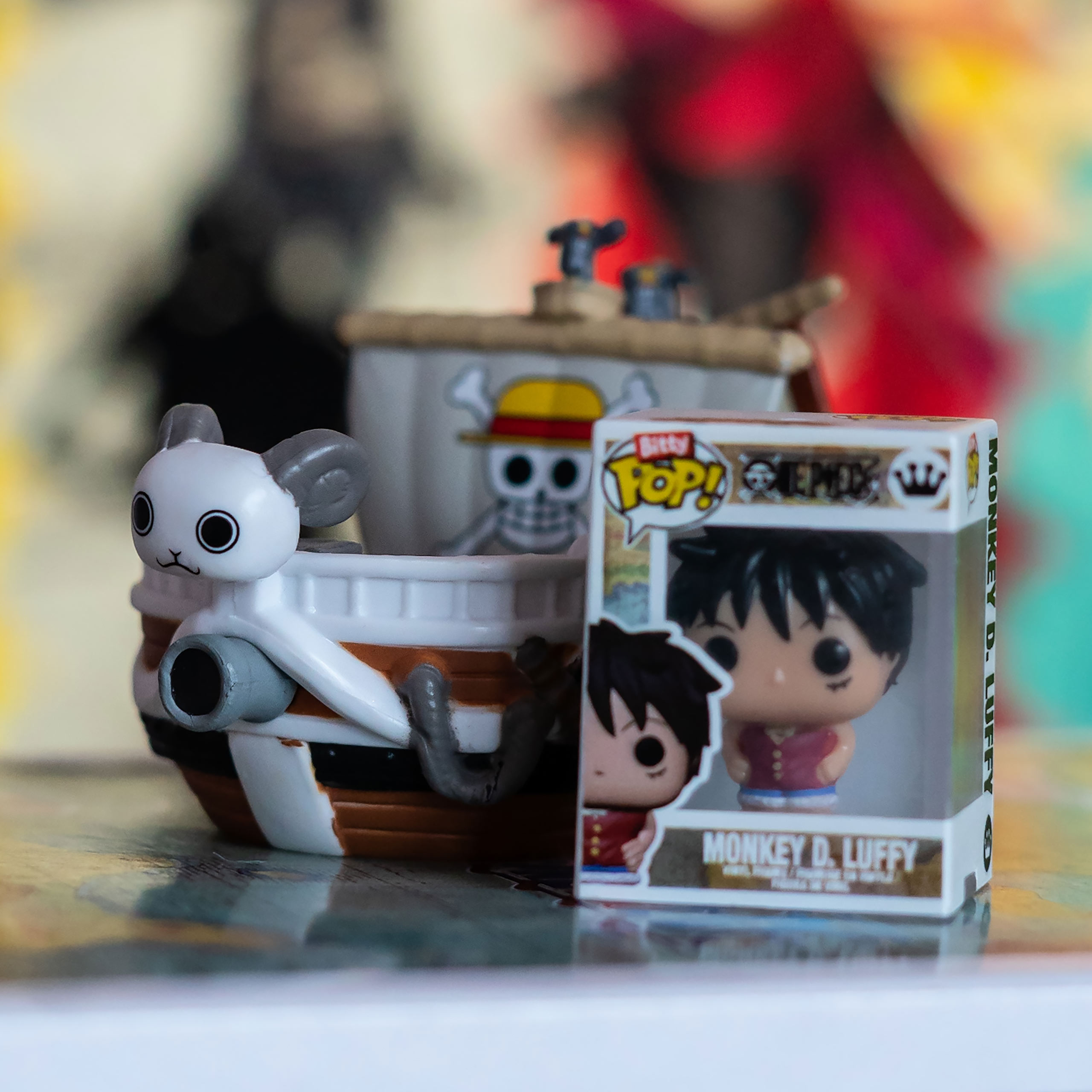 One Piece - Going Merry con Luffy set di figure Funko Bitty Pop Ride