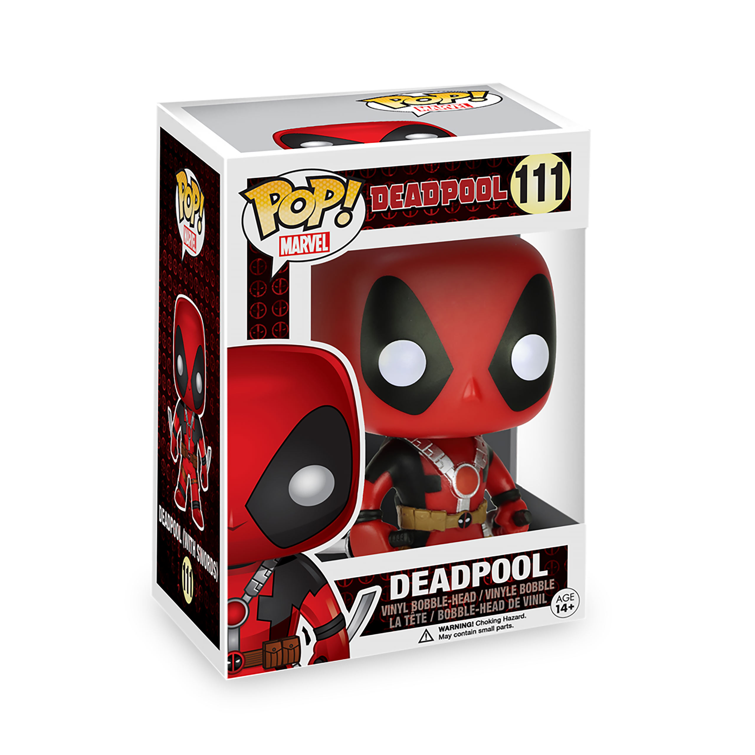 Deadpool mit Schwertern - Funko Pop Wackelkopf-Figur