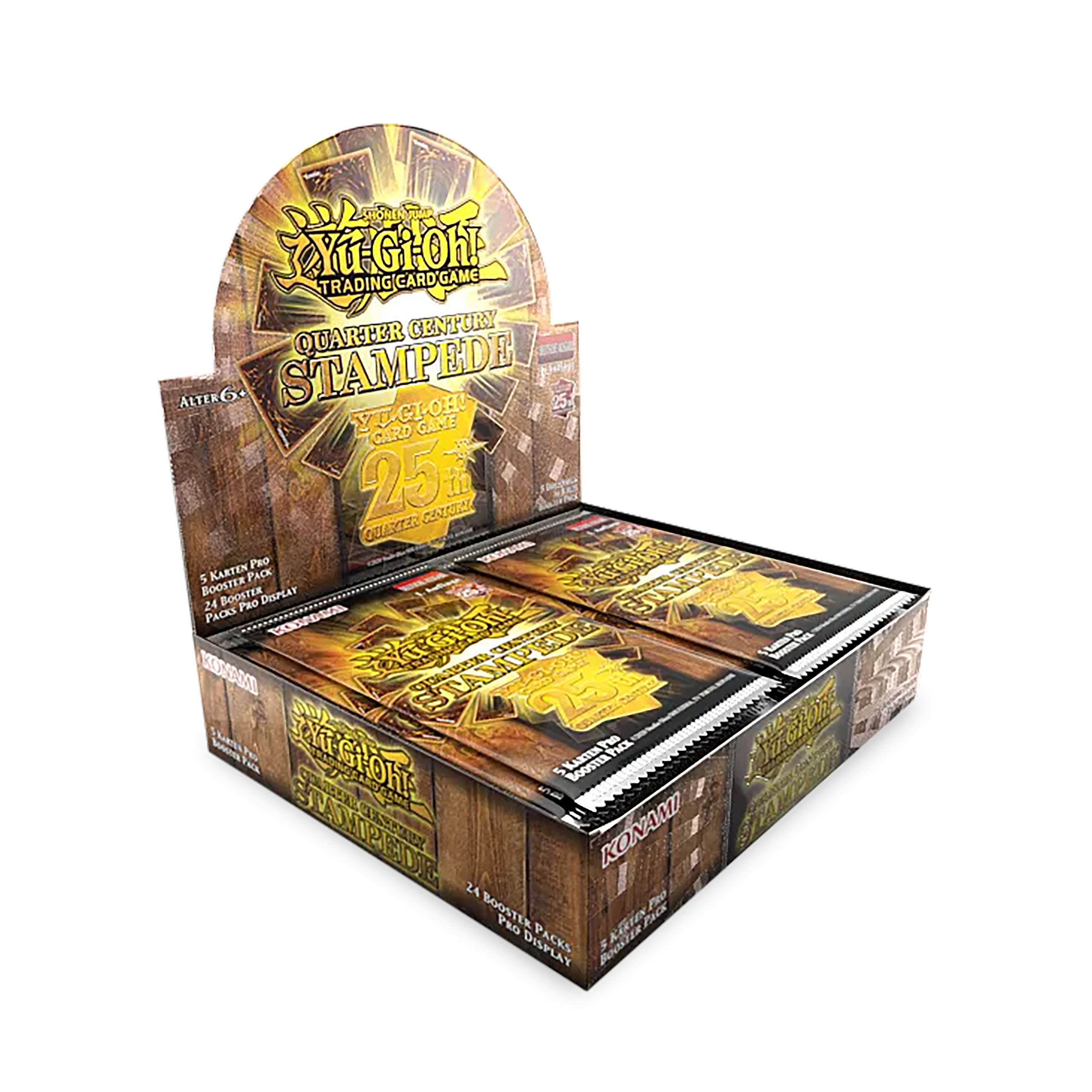 Yu-Gi-Oh! - Quarter Century Stampede Sammelkarten Booster deutsche Version 24er Display
