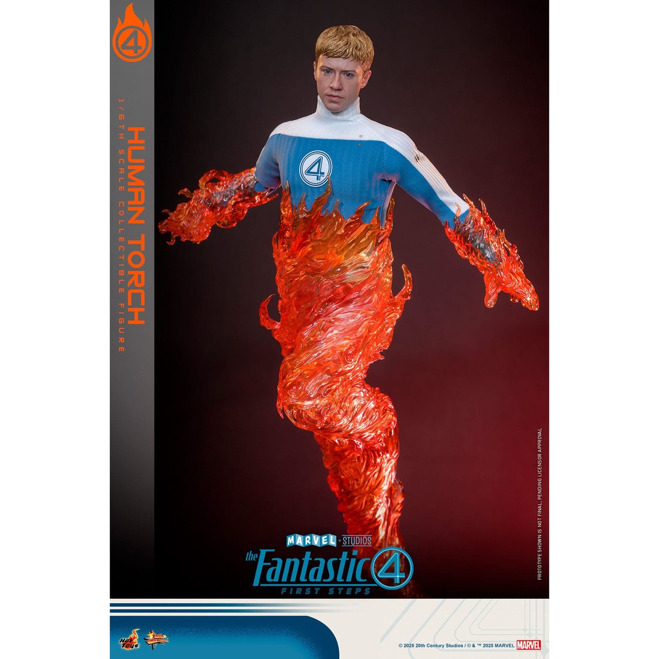 Les Quatre Fantastiques : First Steps - Figurine d’Exception Human Torch 1:6