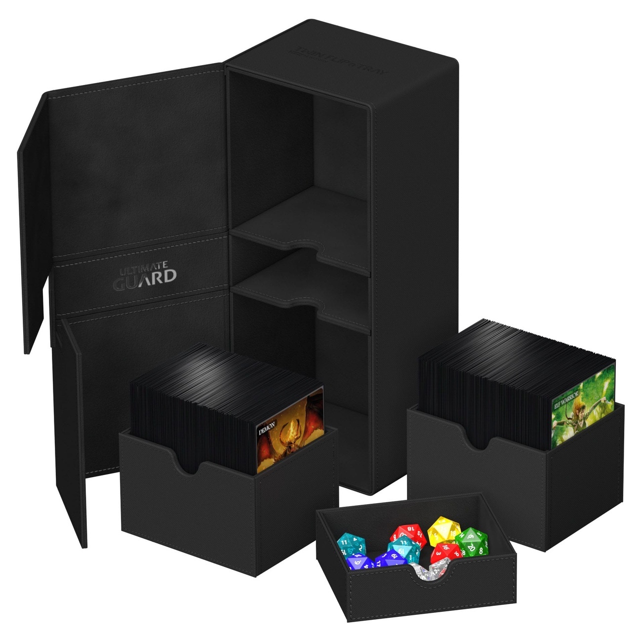 Ultimate Guard Twin Flip'n'Tray 266+ Xenoskin - Black