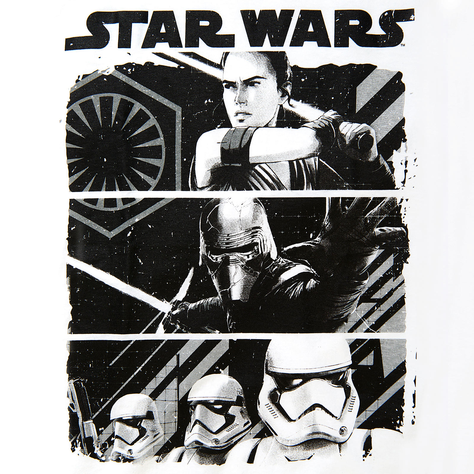 Star Wars - T-shirt Fighting Forces blanc